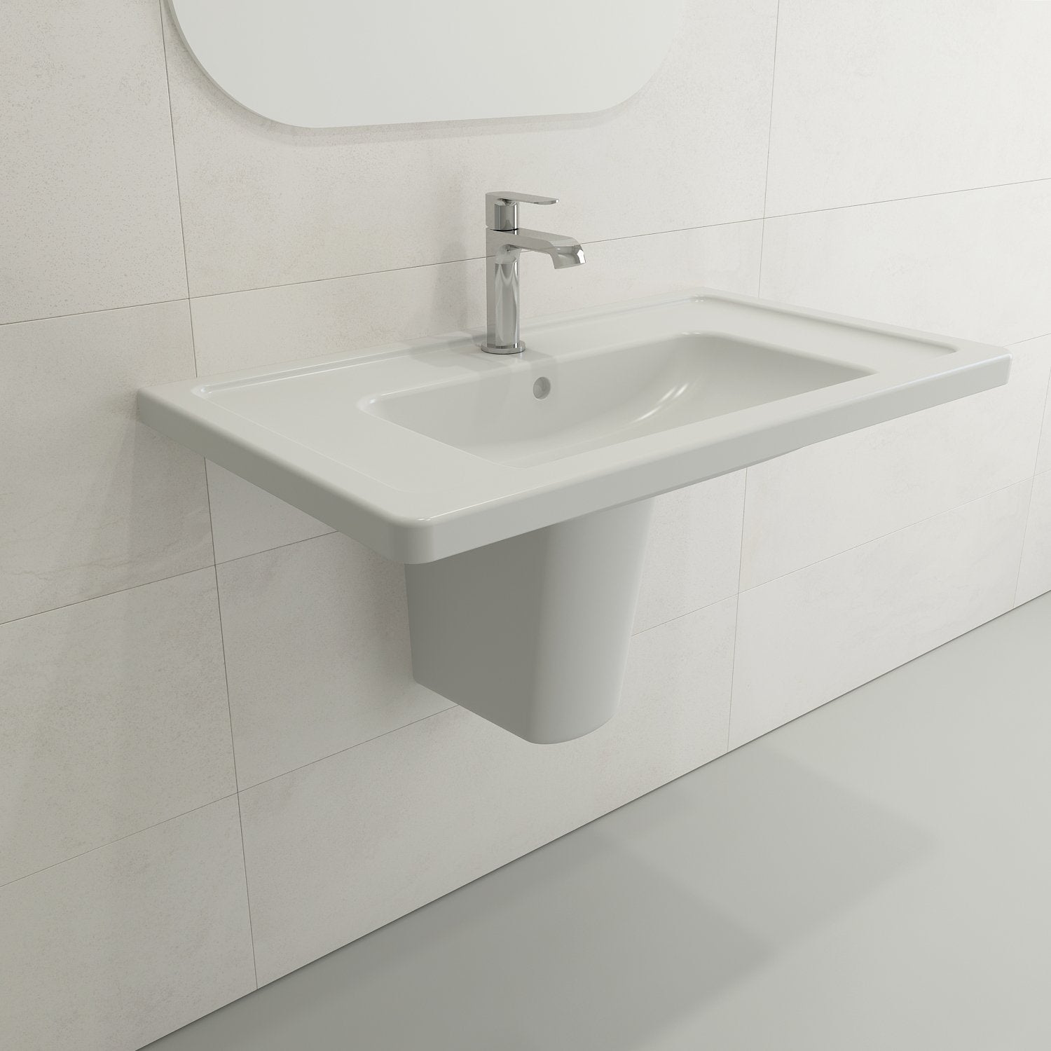 Taormina Trap Cover Fireclay 27.25 in. 1003