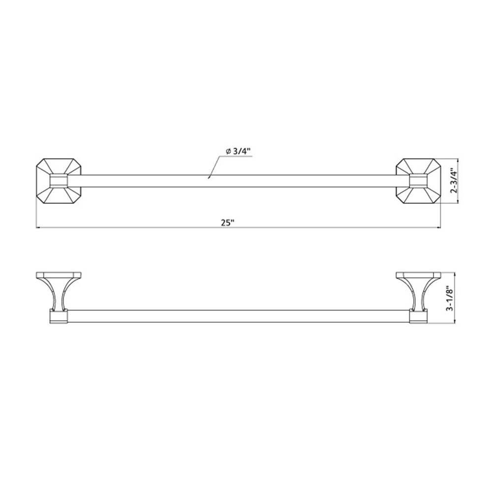 Single Towel Bar-1004 24