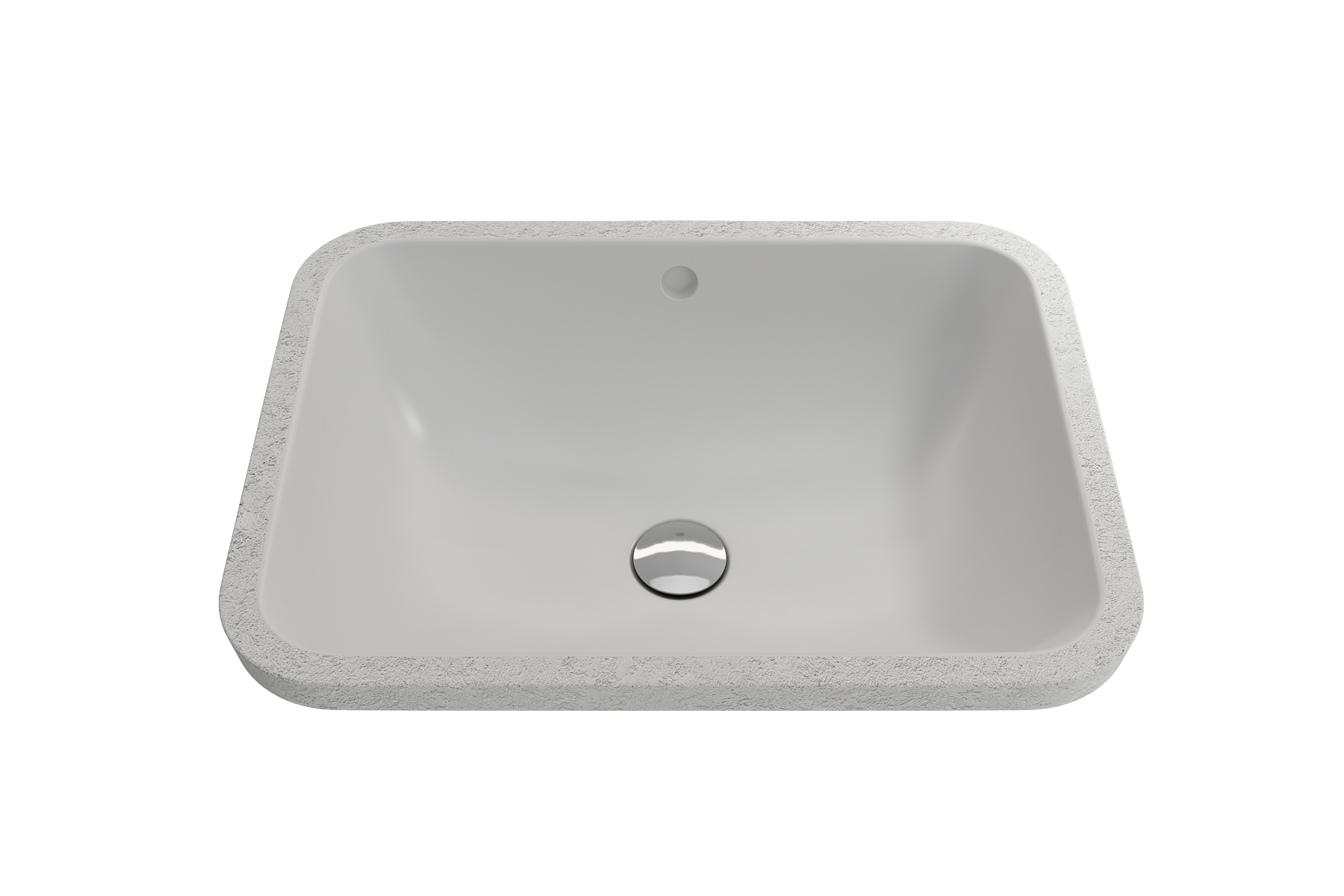 Scala Undermount Sink Fireclay 21.75 in. with Overflow 1006