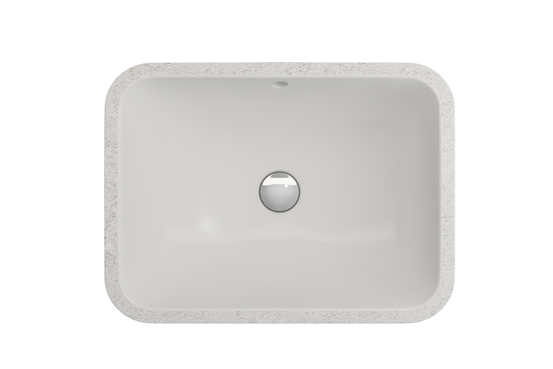 Scala Undermount Sink Fireclay 21.75 in. with Overflow 1006