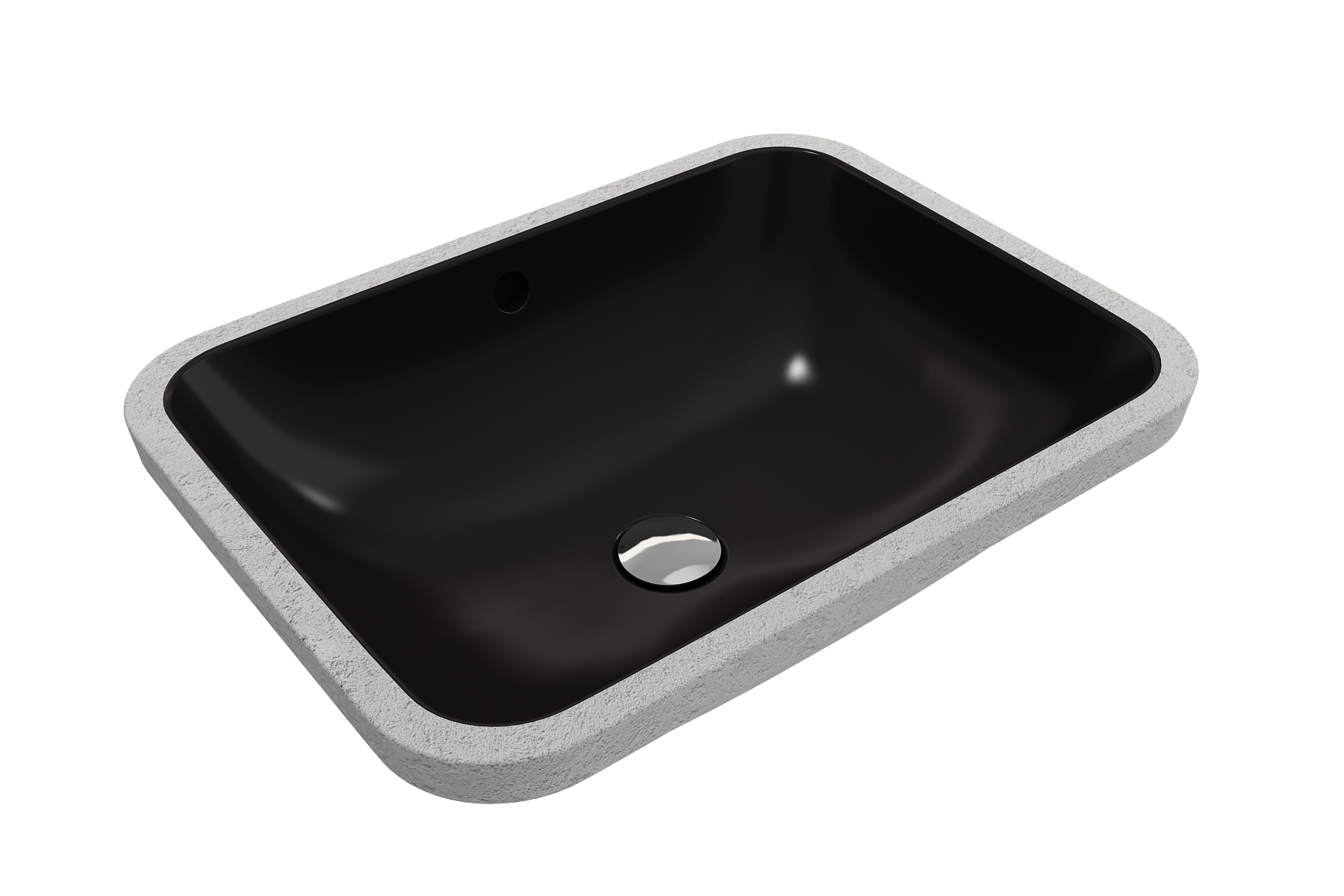 Scala Undermount Sink Fireclay 21.75 in. with Overflow 1006