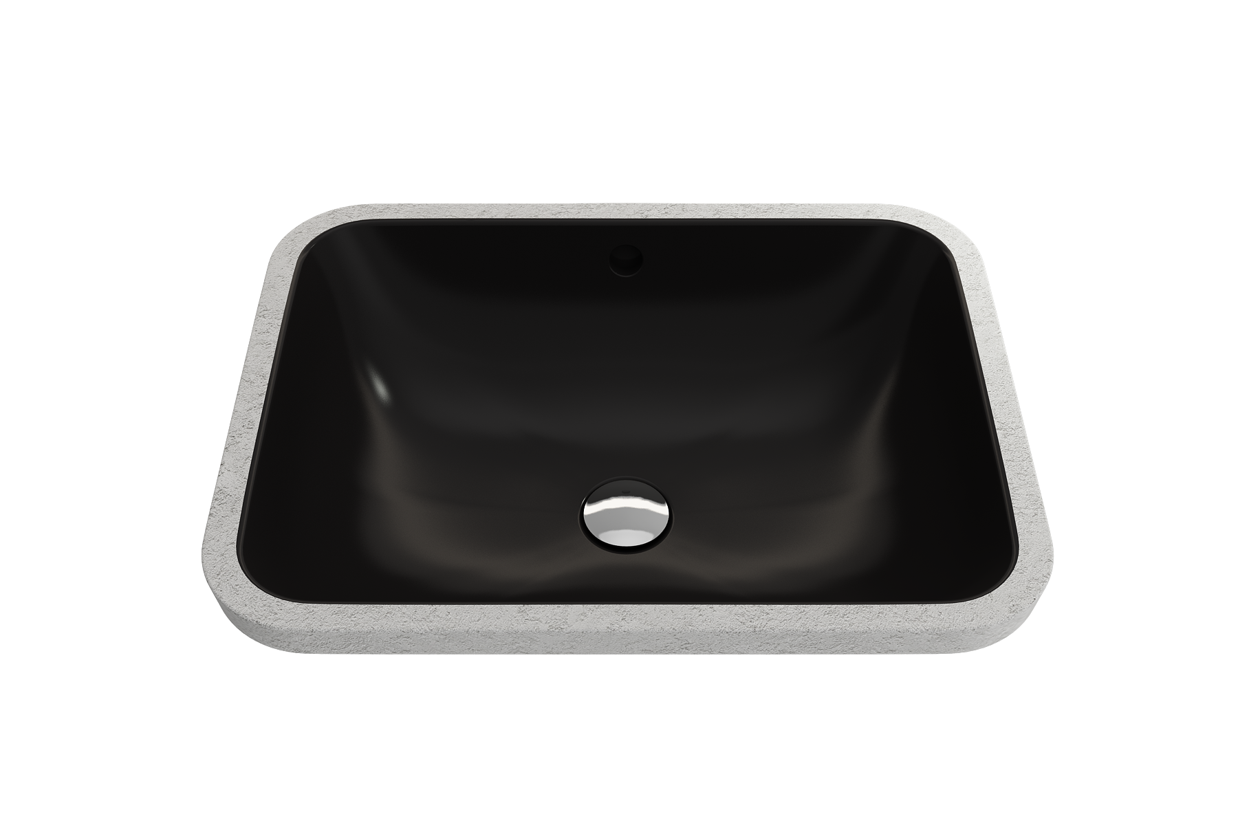 Scala Undermount Sink Fireclay 21.75 in. with Overflow 1006