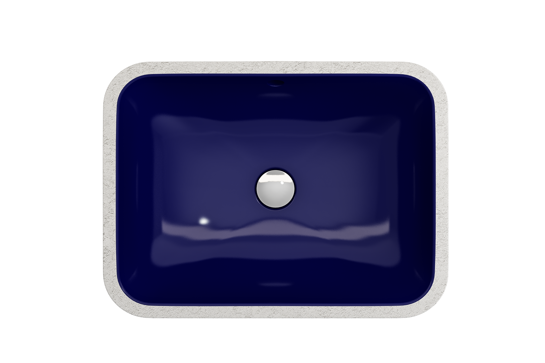 Scala Undermount Sink Fireclay 21.75 in. with Overflow 1006
