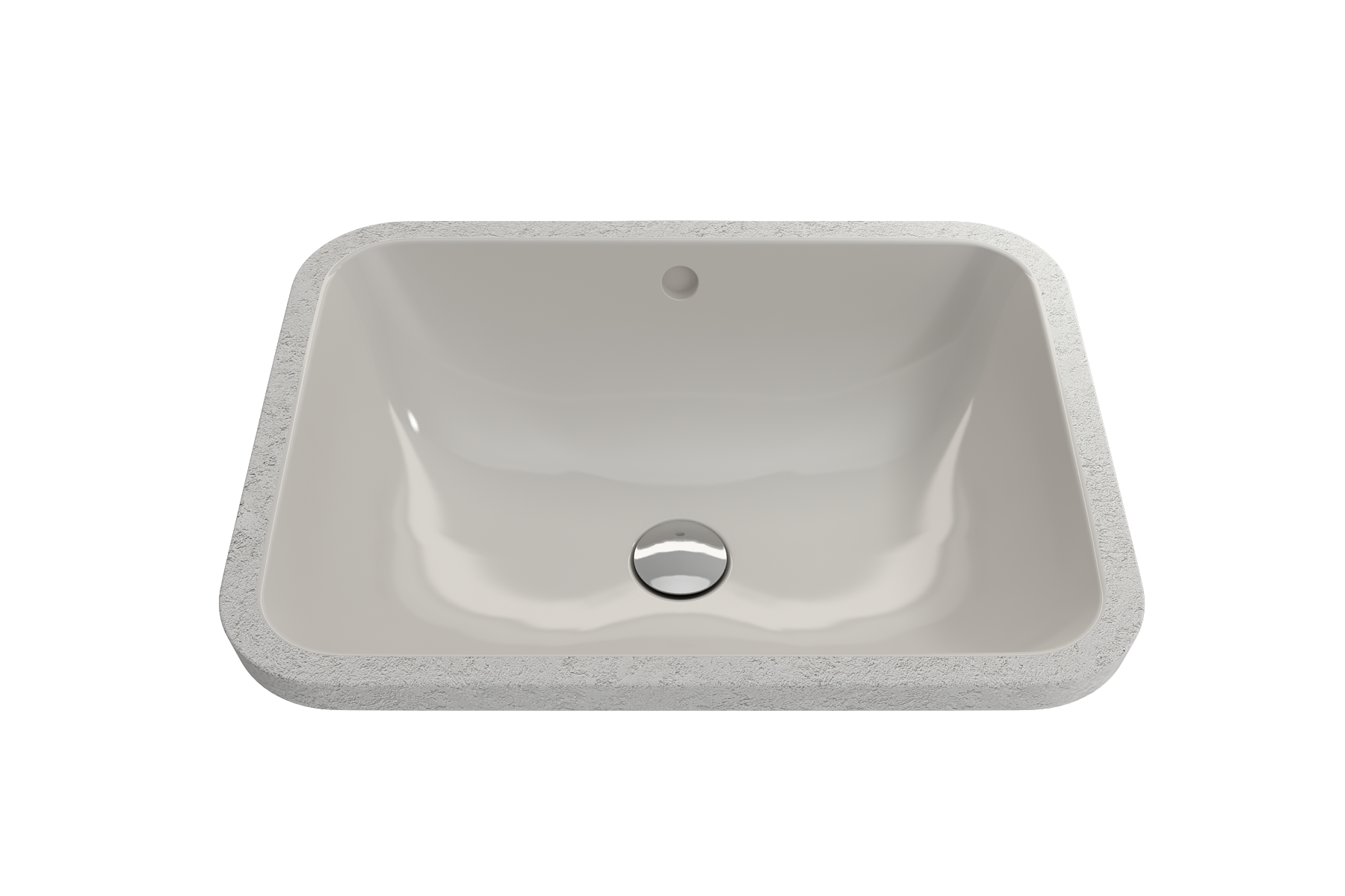 Scala Undermount Sink Fireclay 21.75 in. with Overflow 1006