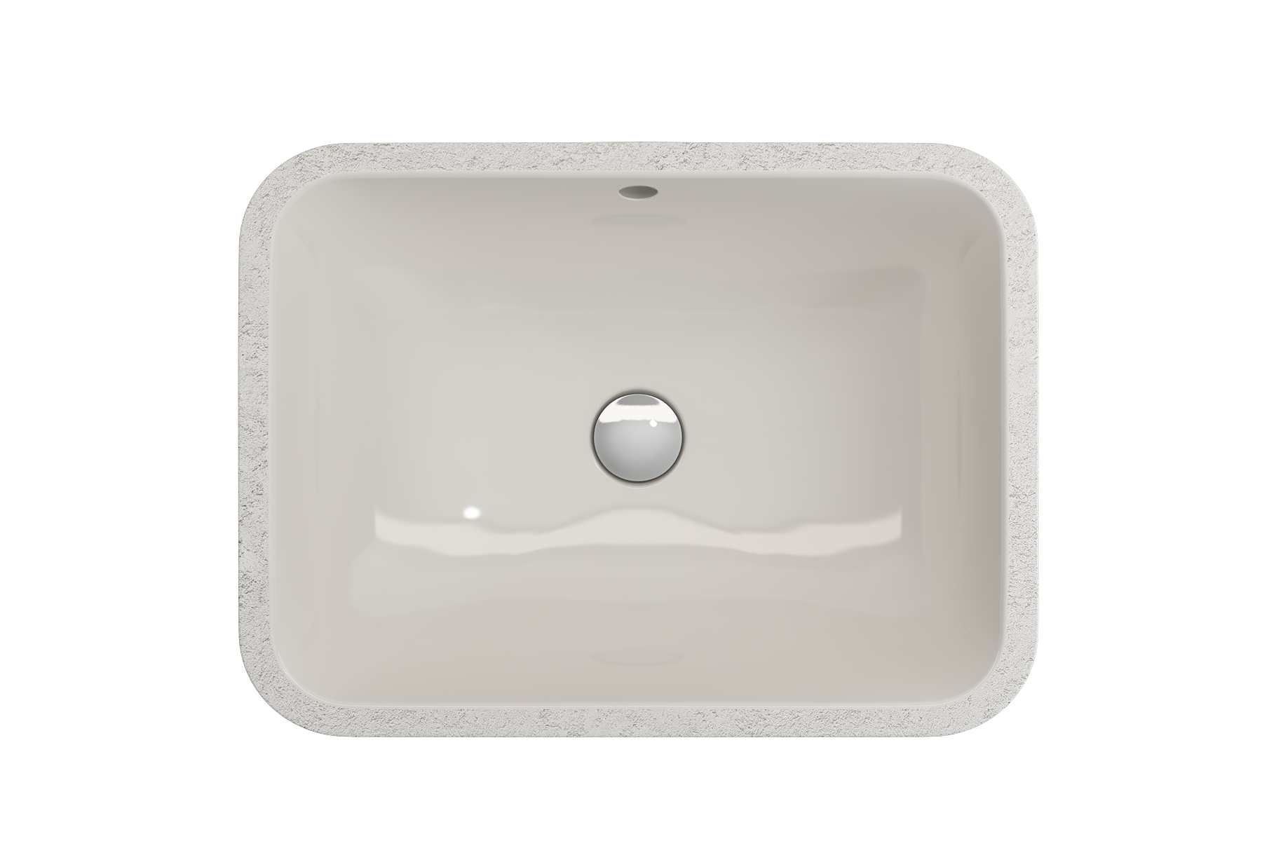 Scala Undermount Sink Fireclay 21.75 in. with Overflow 1006