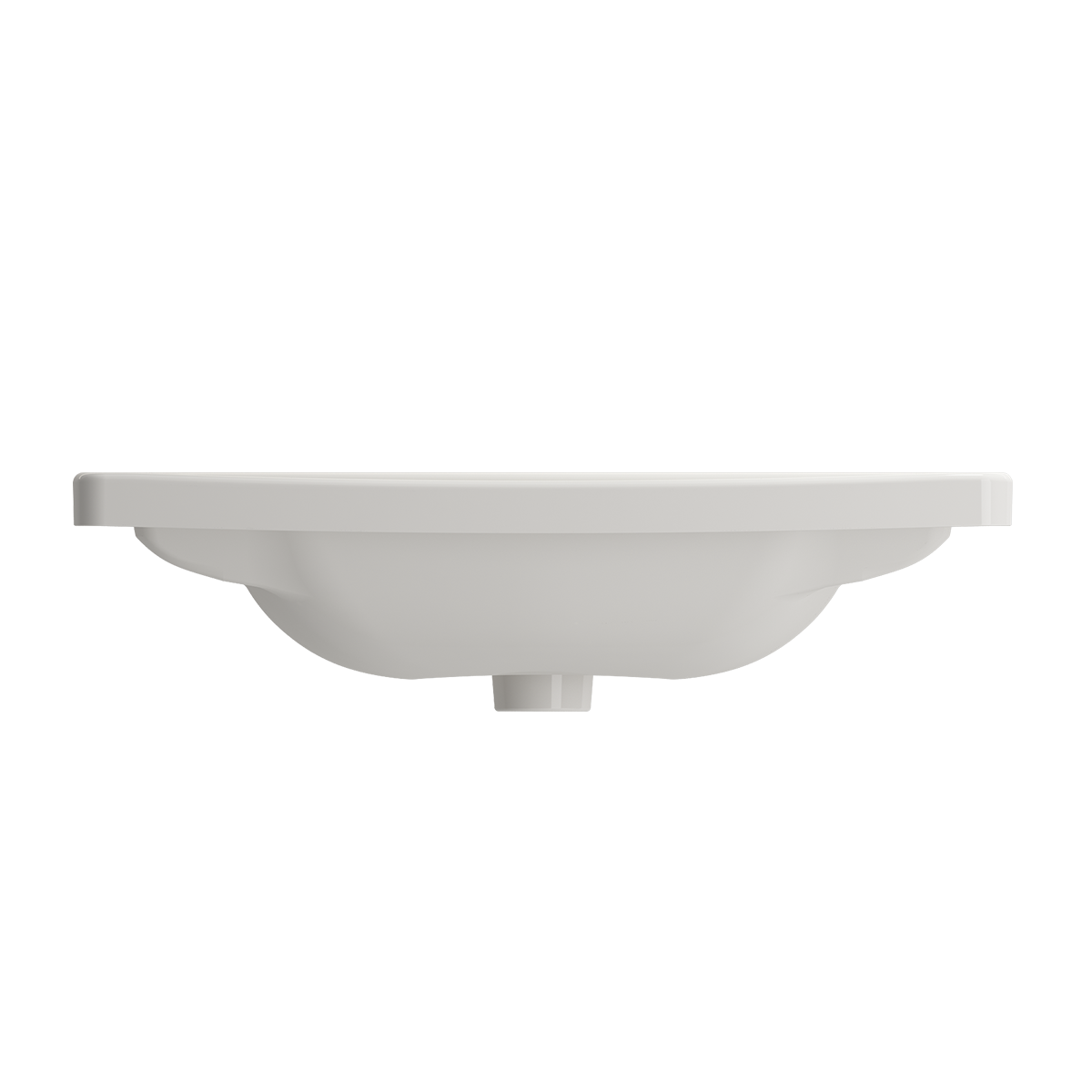Taormina Wall-Mounted Sink Basin Fireclay 26.25 in. 1-Hole with Overflow 1007
