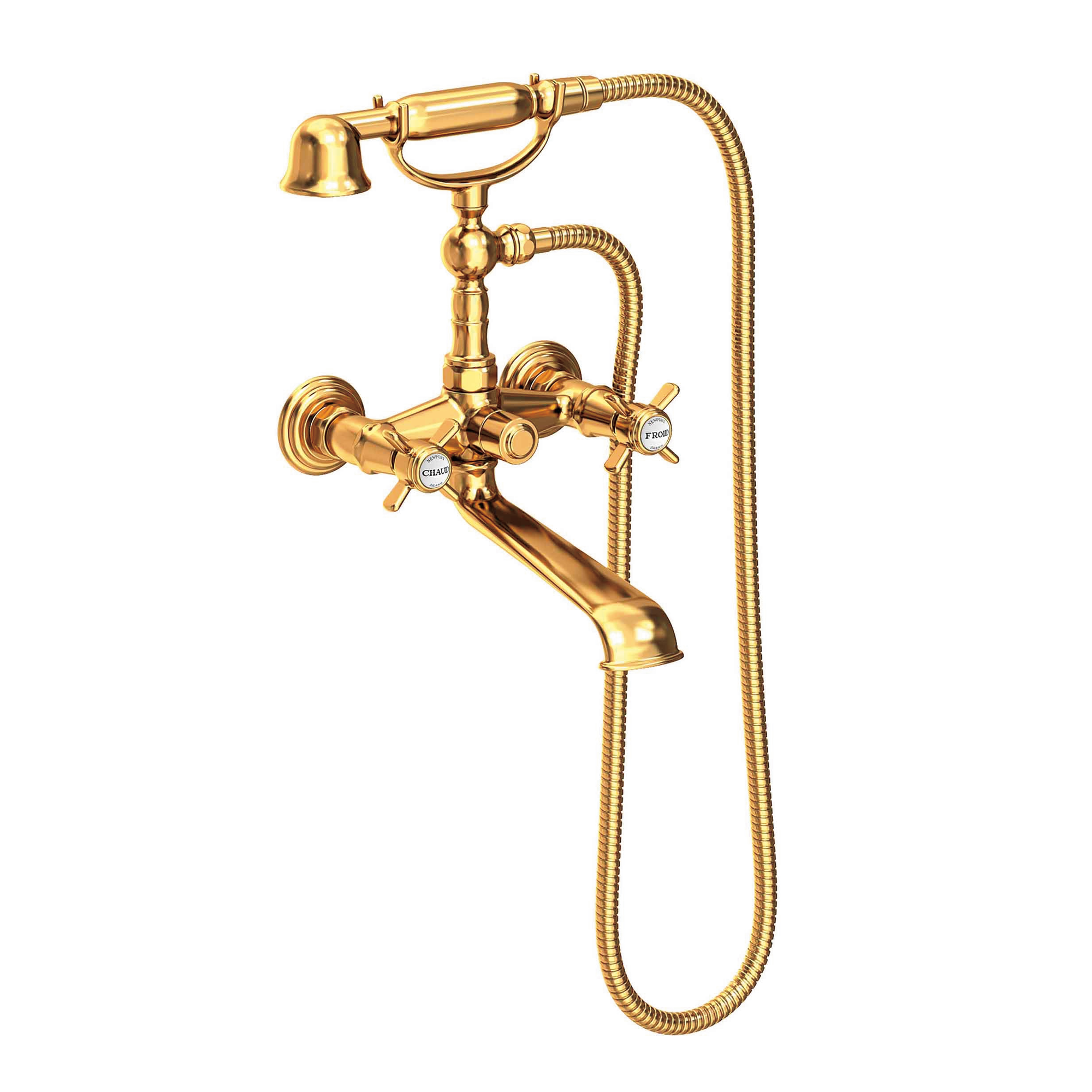 Newport Brass Fairfield Exposed Tub & Hand Shower Set - Wall Mount