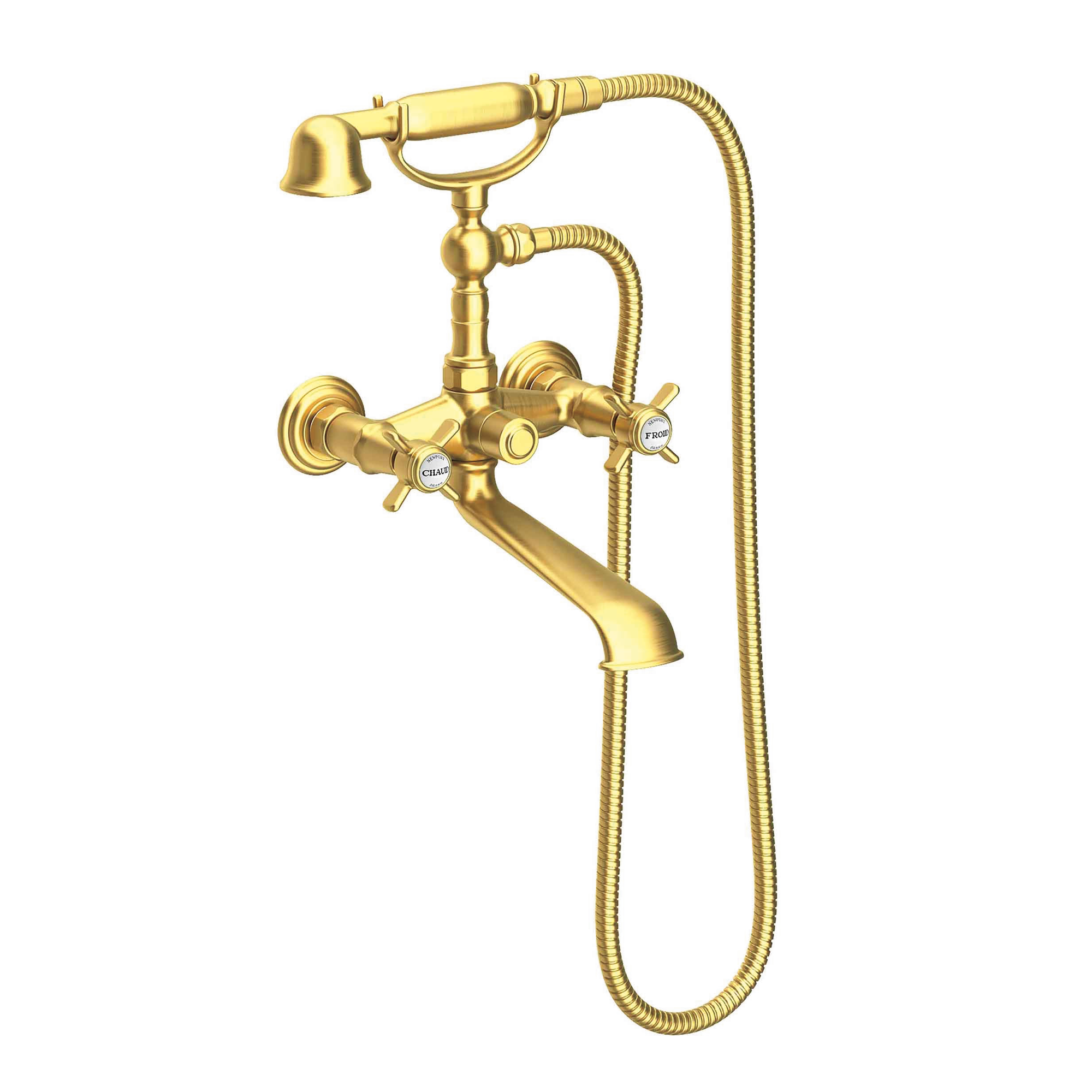 Newport Brass Fairfield Exposed Tub & Hand Shower Set - Wall Mount