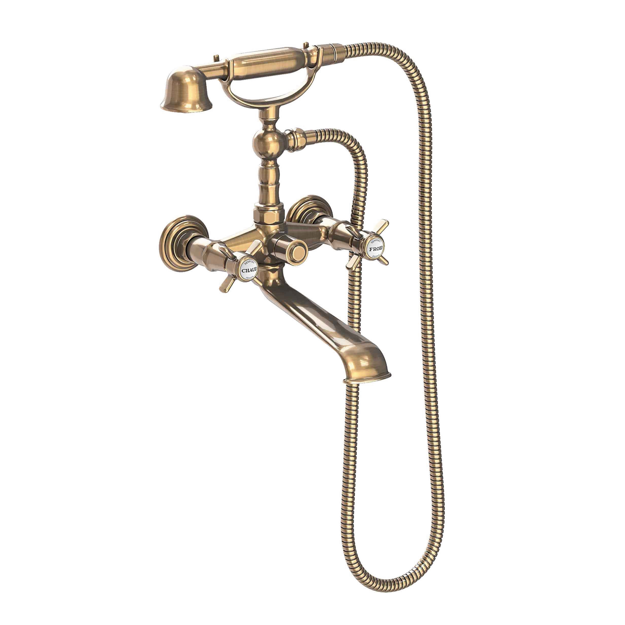 Newport Brass Fairfield Exposed Tub & Hand Shower Set - Wall Mount