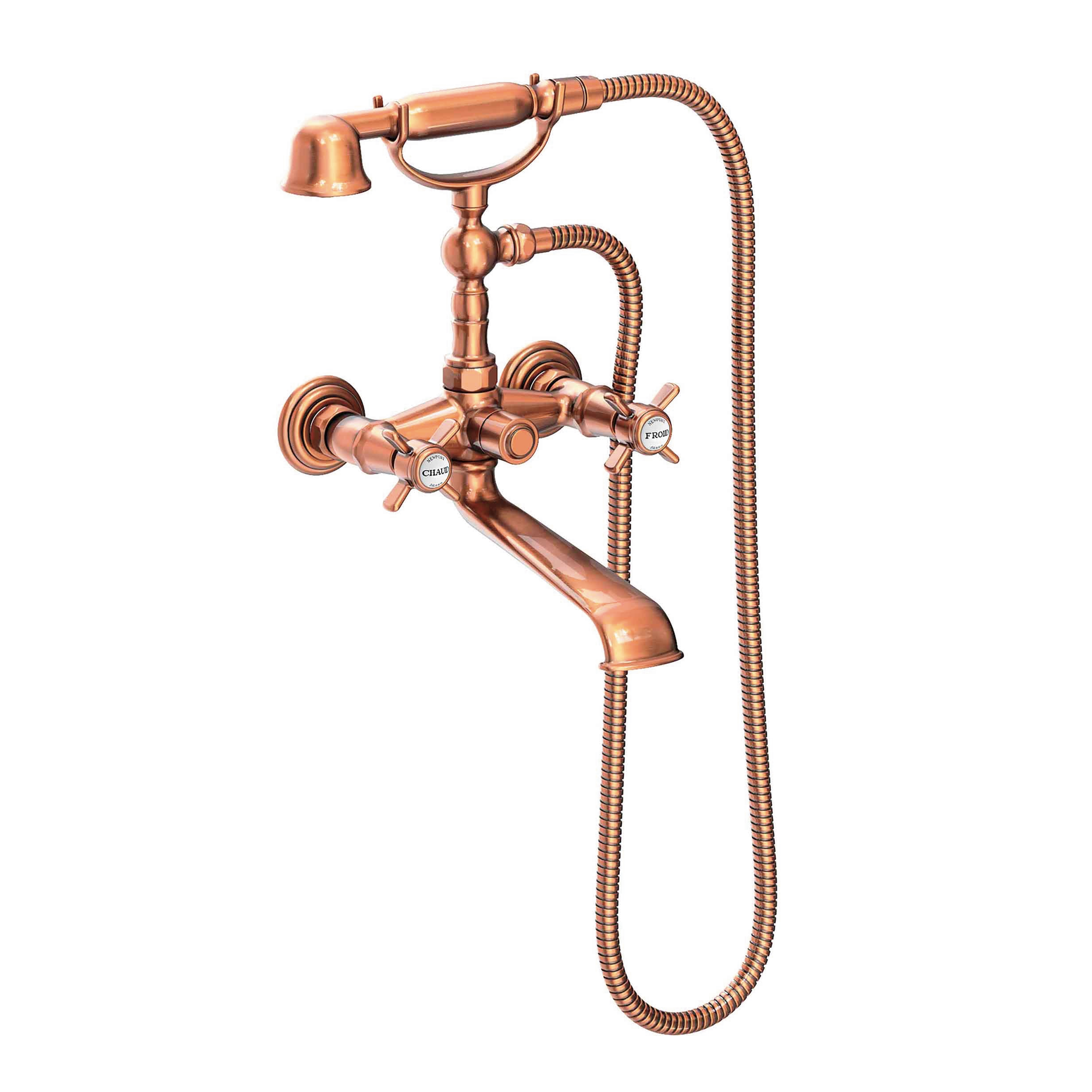 Newport Brass Fairfield Exposed Tub & Hand Shower Set - Wall Mount
