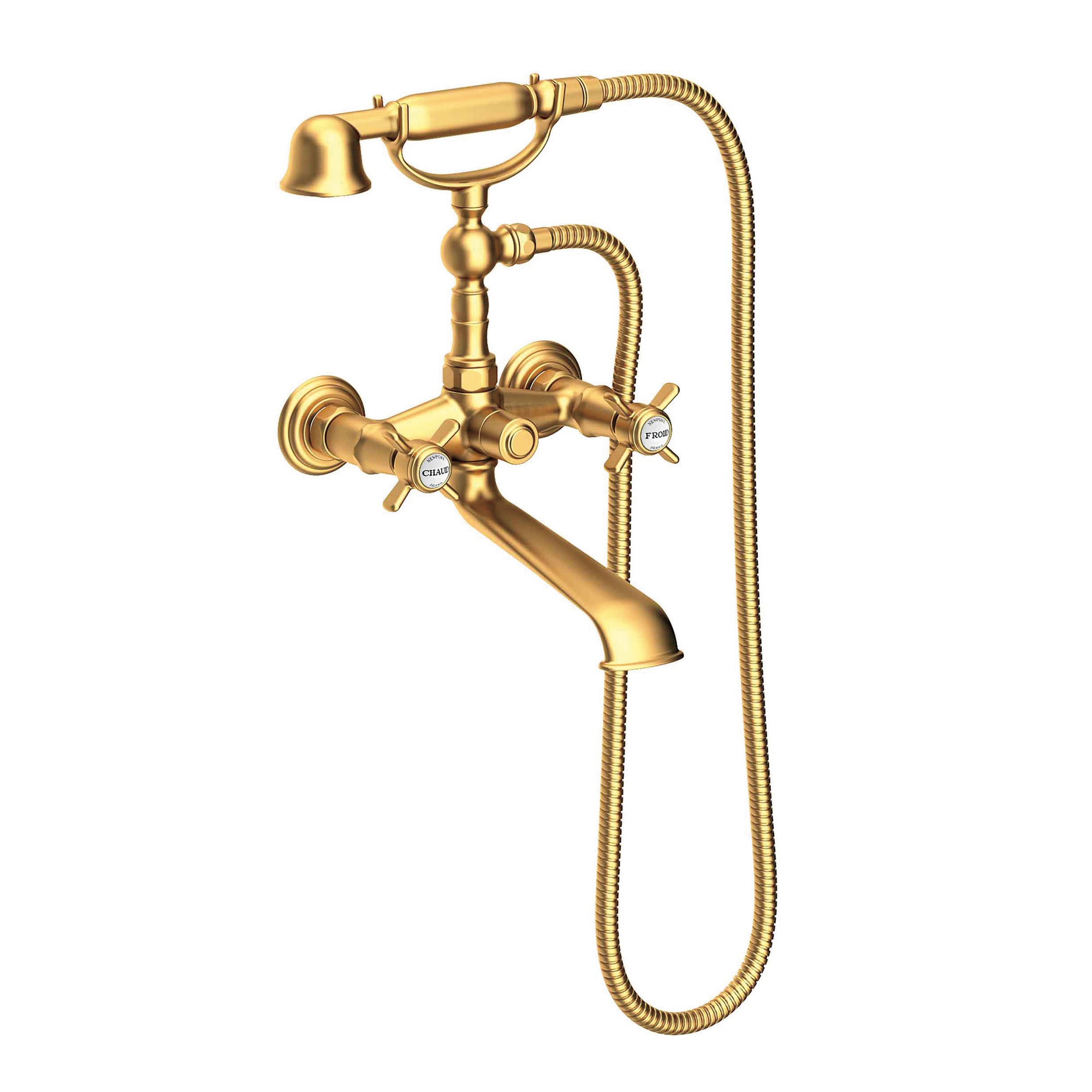 Newport Brass Fairfield Exposed Tub & Hand Shower Set - Wall Mount