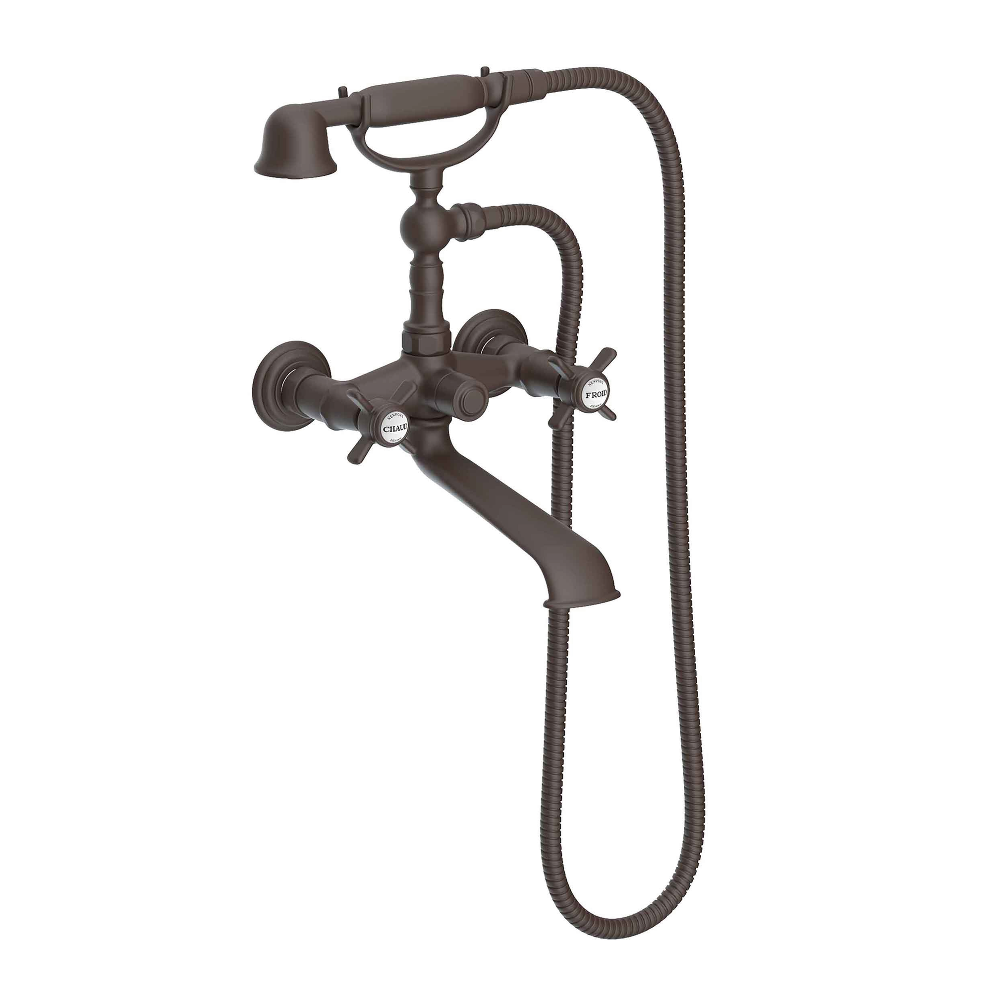 Newport Brass Fairfield Exposed Tub & Hand Shower Set - Wall Mount