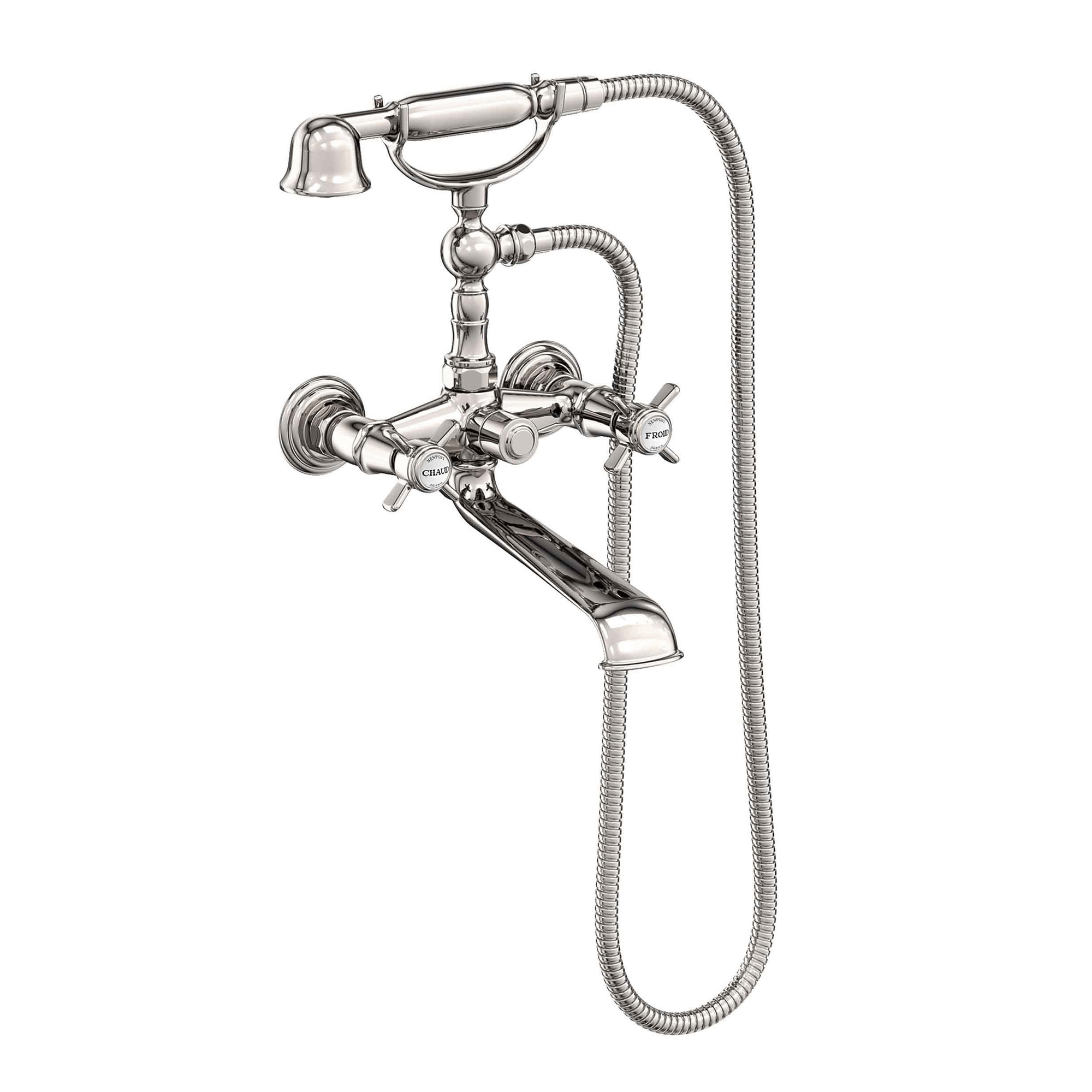Newport Brass Fairfield Exposed Tub & Hand Shower Set - Wall Mount