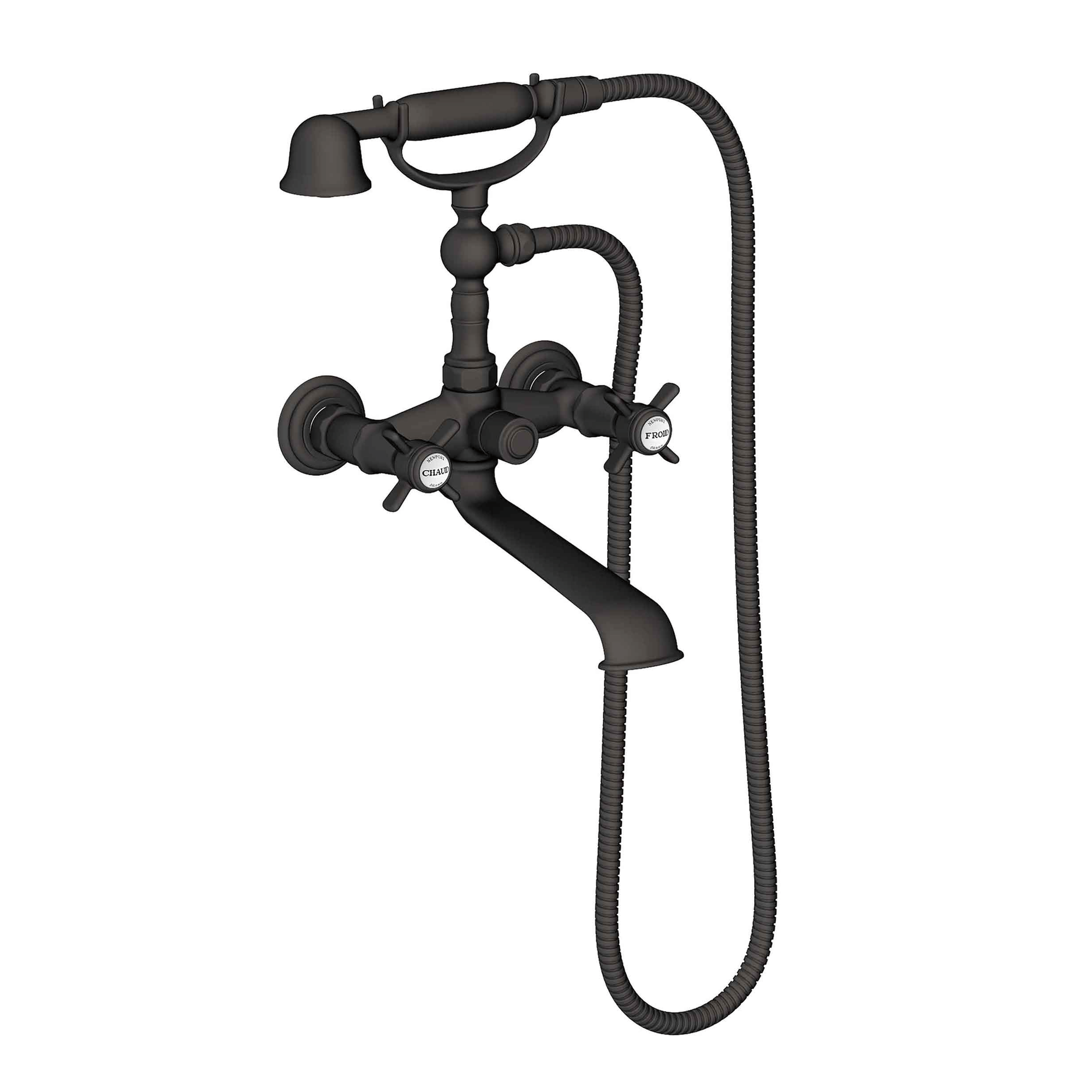 Newport Brass Fairfield Exposed Tub & Hand Shower Set - Wall Mount