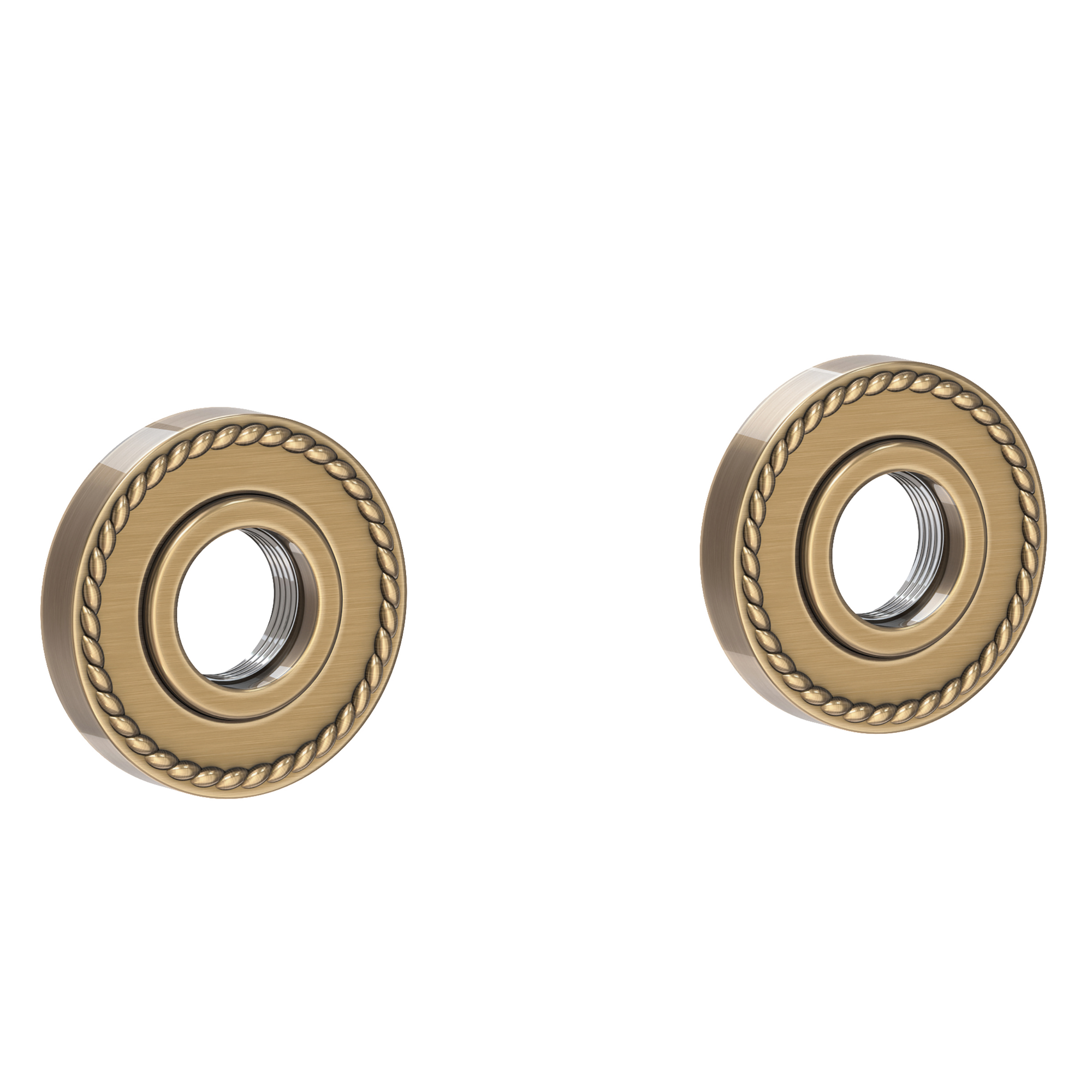 Newport Brass Amisa Grab Bar Decorative Rings & Mounting Kit