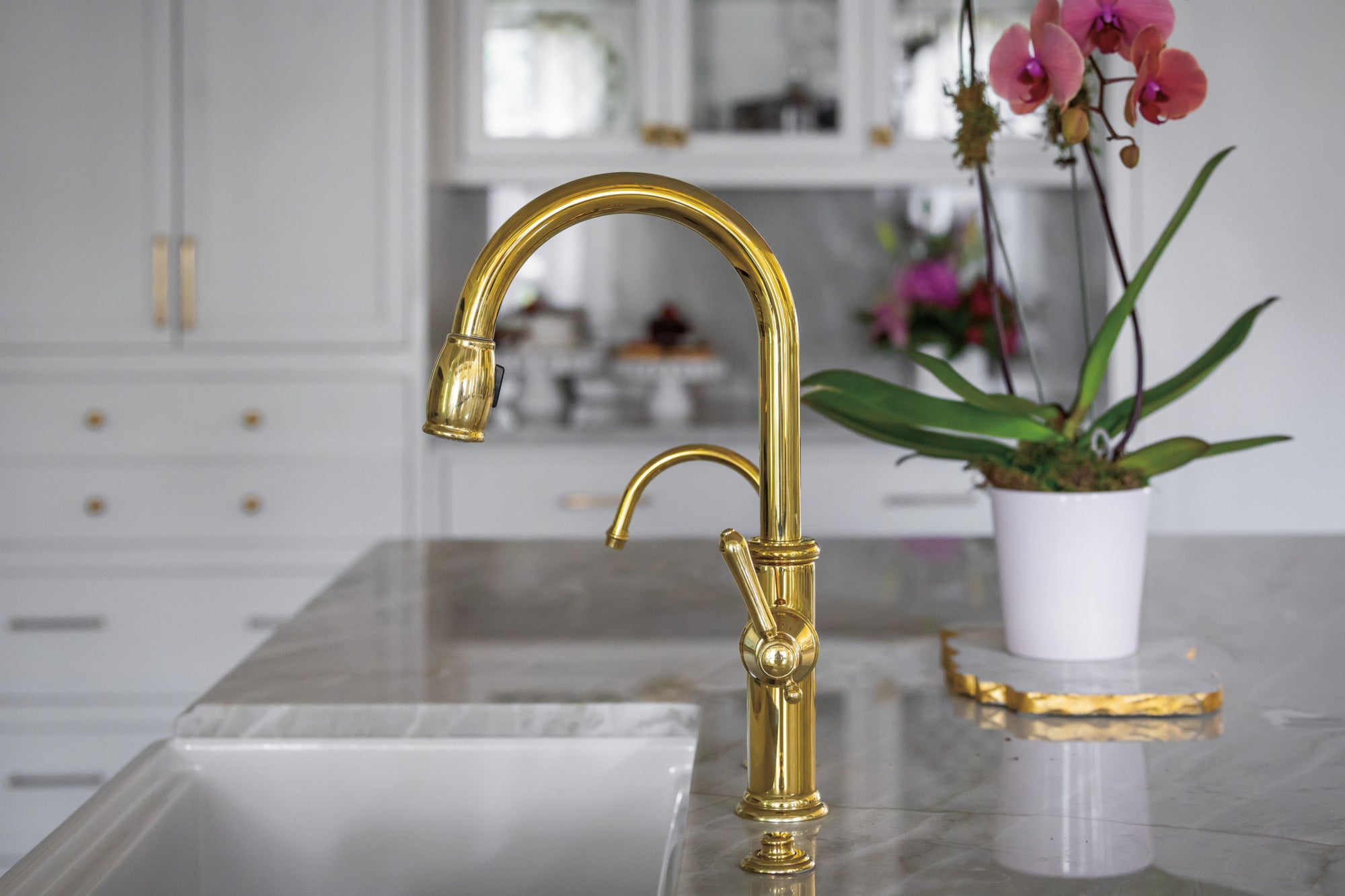 Newport Brass Chesterfield® Pull-Down Kitchen Faucet
