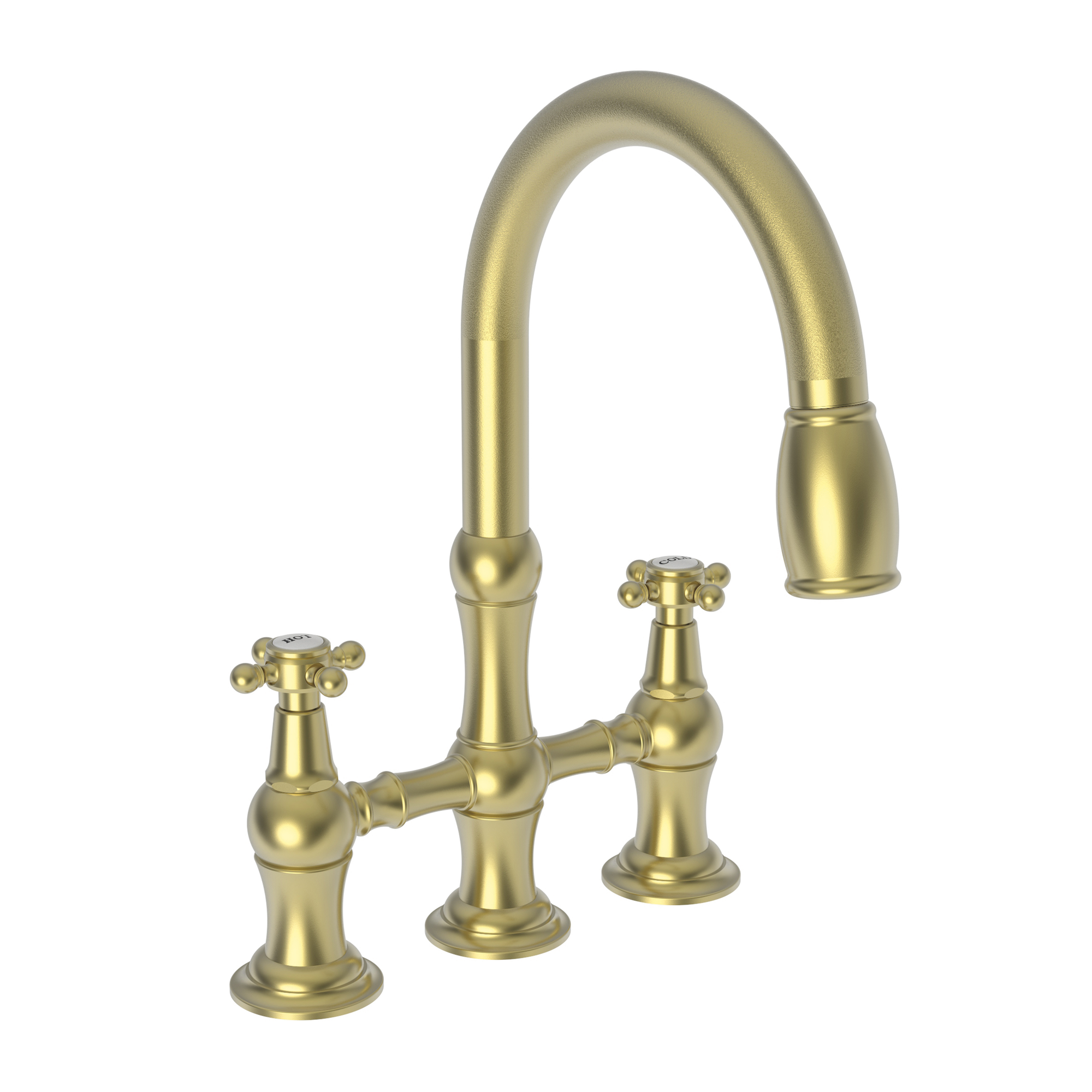 Newport Brass Chesterfield® Kitchen Bridge Pull-Down Faucet