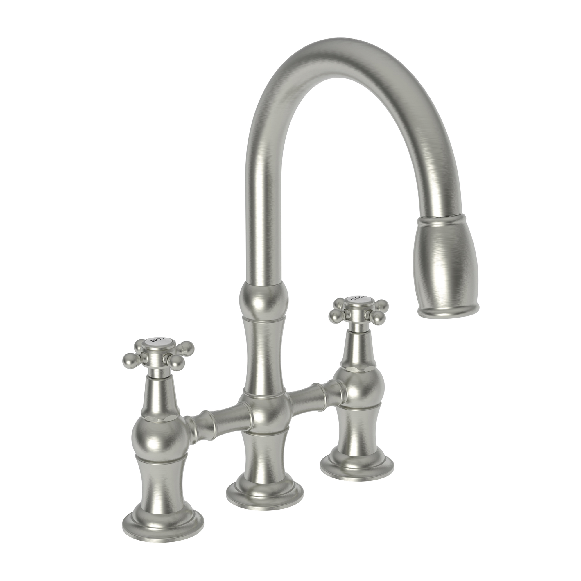 Newport Brass Chesterfield® Kitchen Bridge Pull-Down Faucet