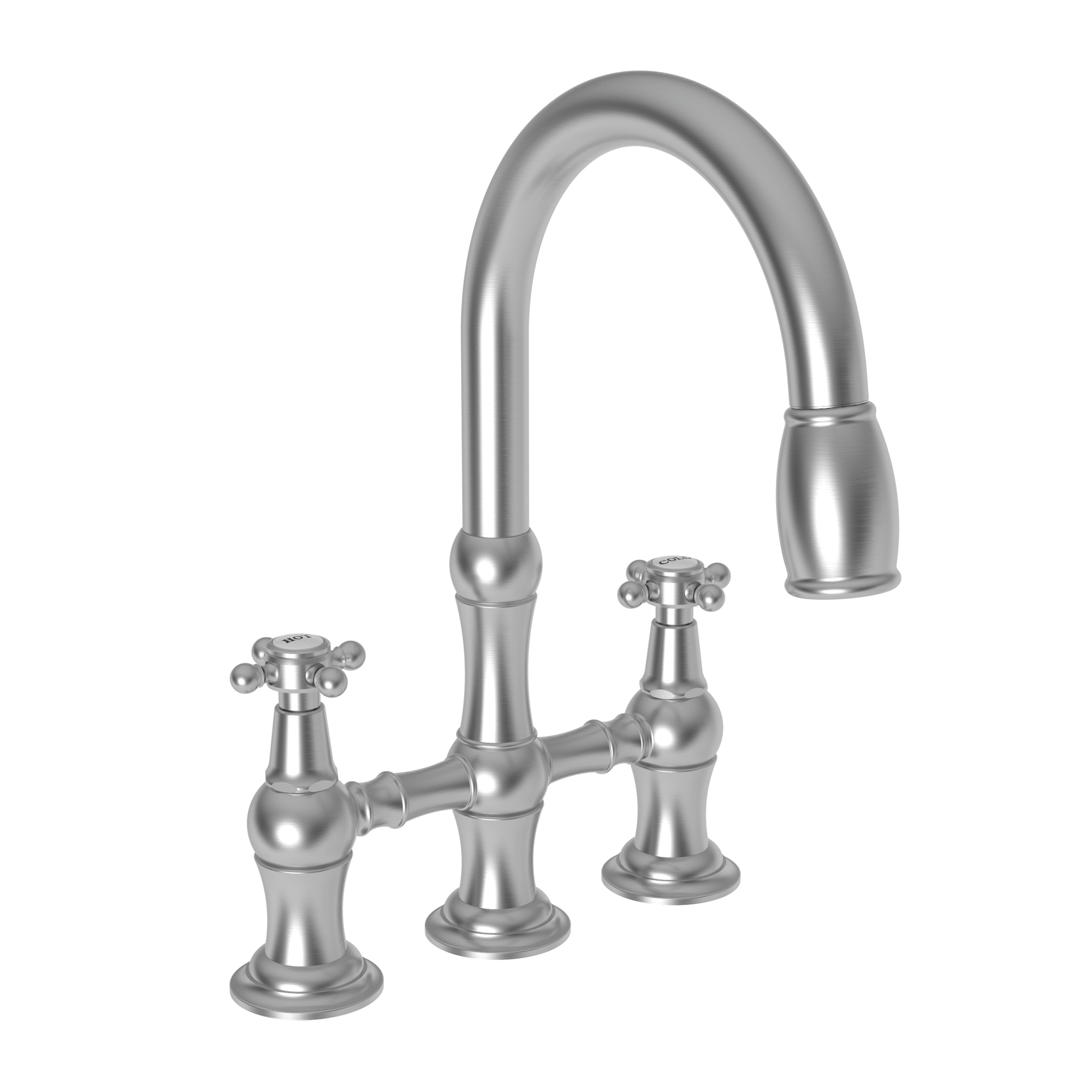 Newport Brass Chesterfield® Kitchen Bridge Pull-Down Faucet