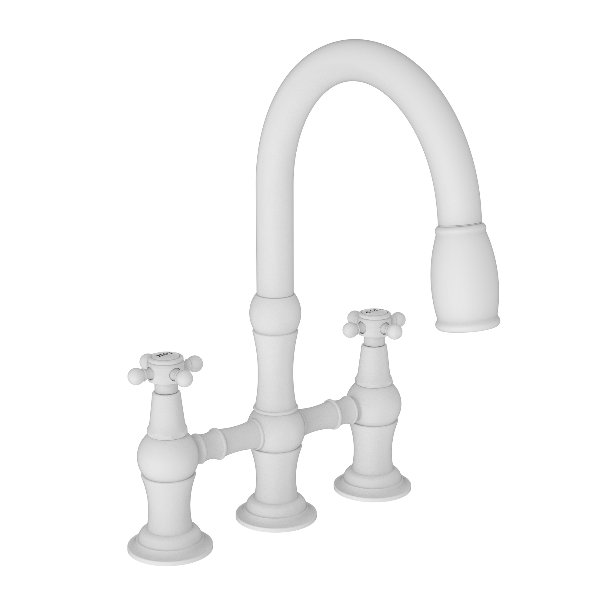 Newport Brass Chesterfield® Kitchen Bridge Pull-Down Faucet