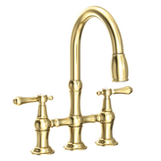 Newport Brass Chesterfield® Kitchen Bridge Pull-Down Faucet