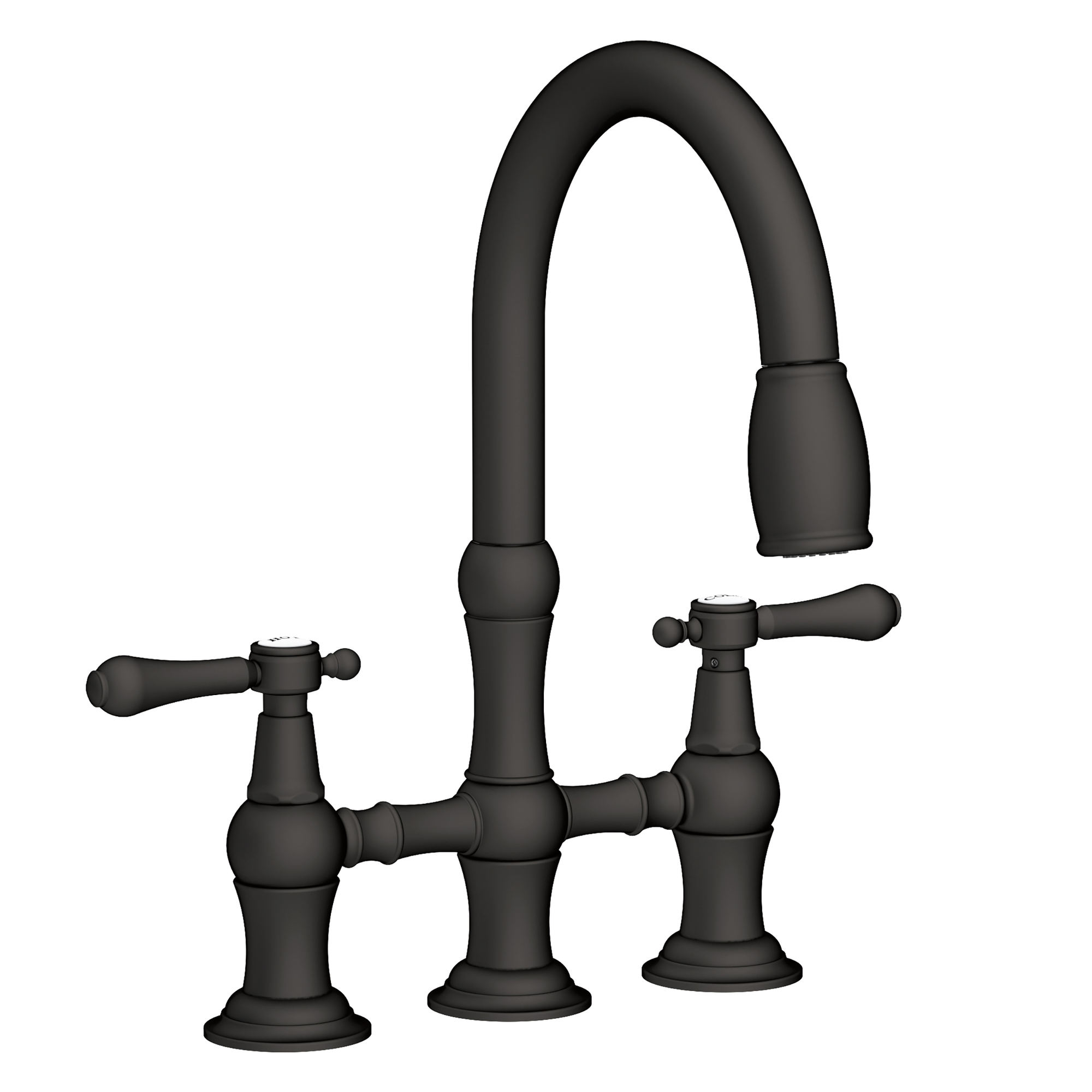 Newport Brass Chesterfield® Kitchen Bridge Pull-Down Faucet