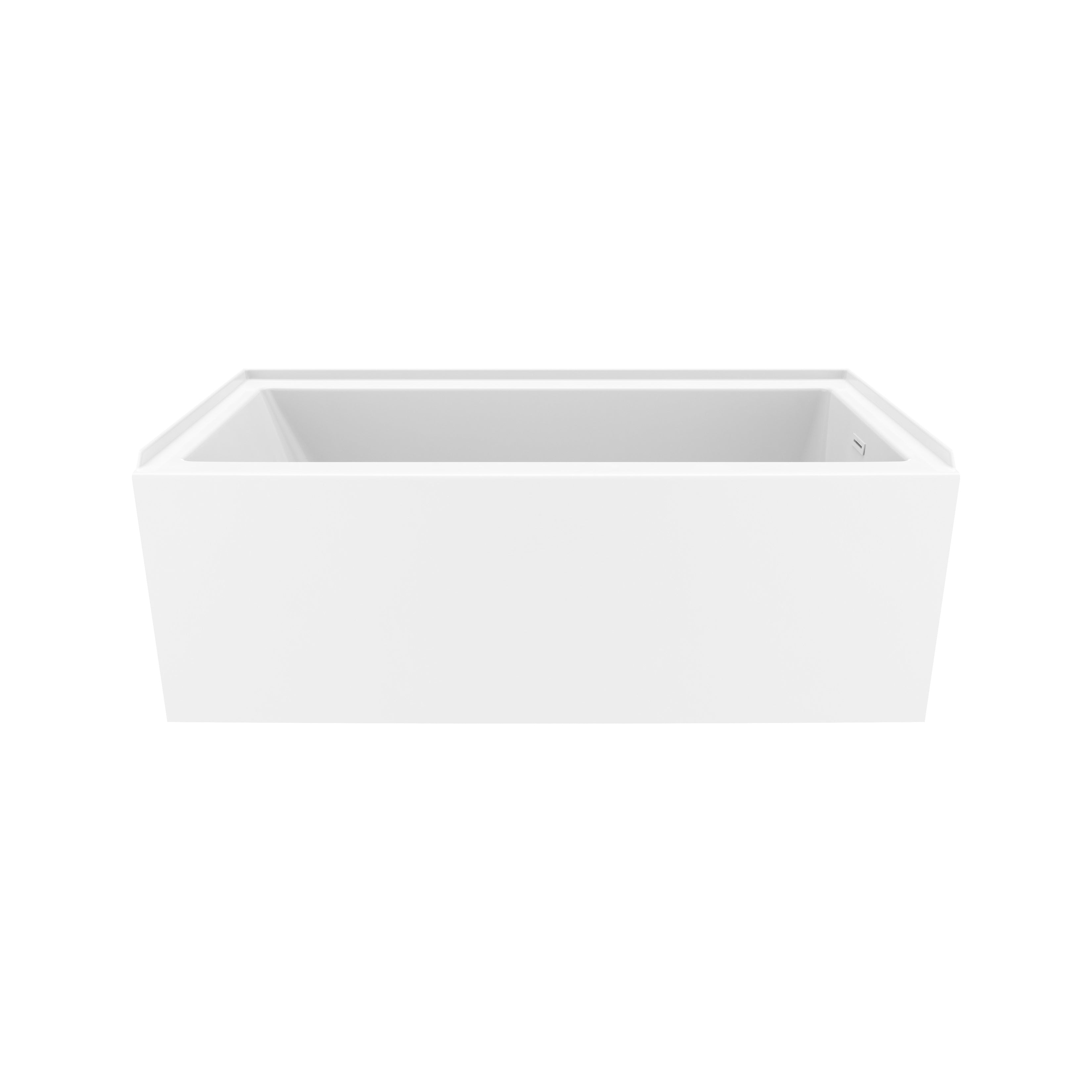 Maax Rubix 6032 AFR Acrylic Alcove Bathtub with Linear Overflow