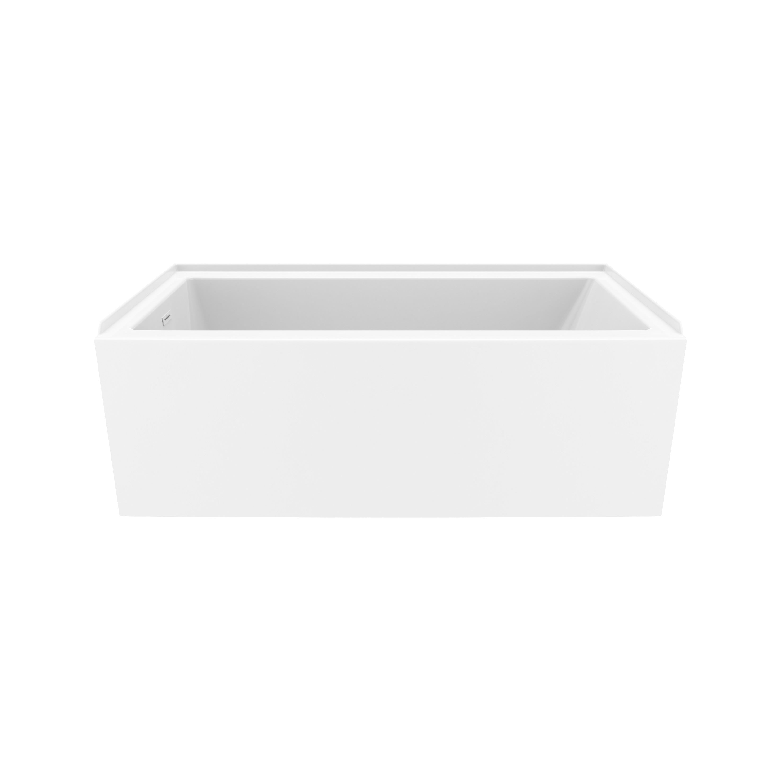 Maax Rubix 6032 AFR Acrylic Alcove Bathtub with Linear Overflow