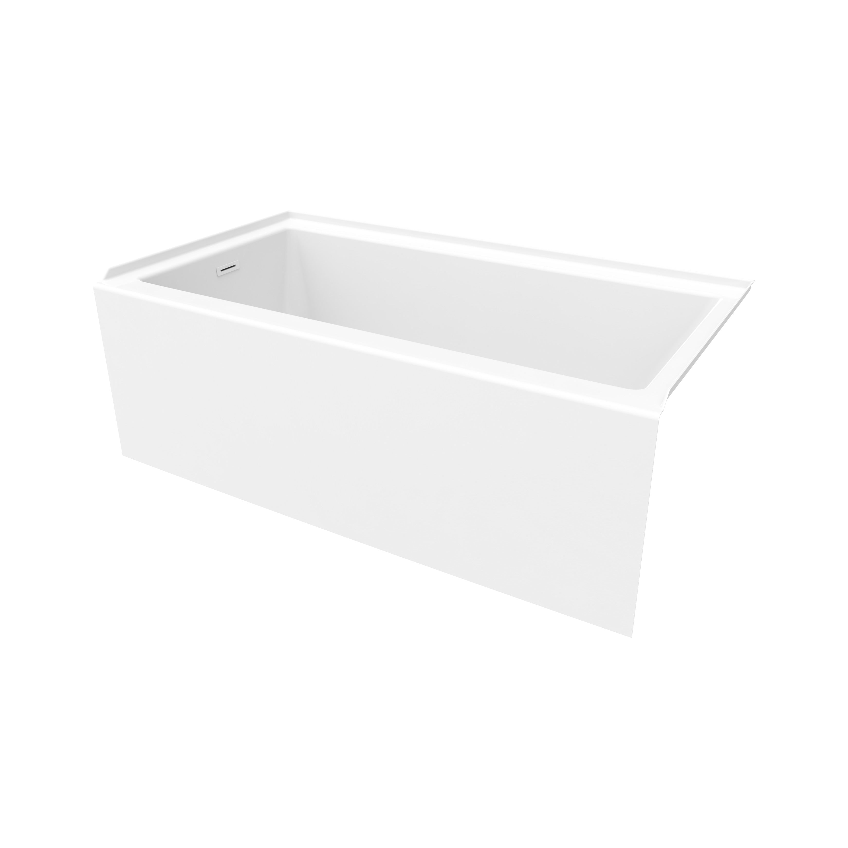 Maax Bosca 6032 AFR Acrylic Alcove Bathtub with Linear Overflow