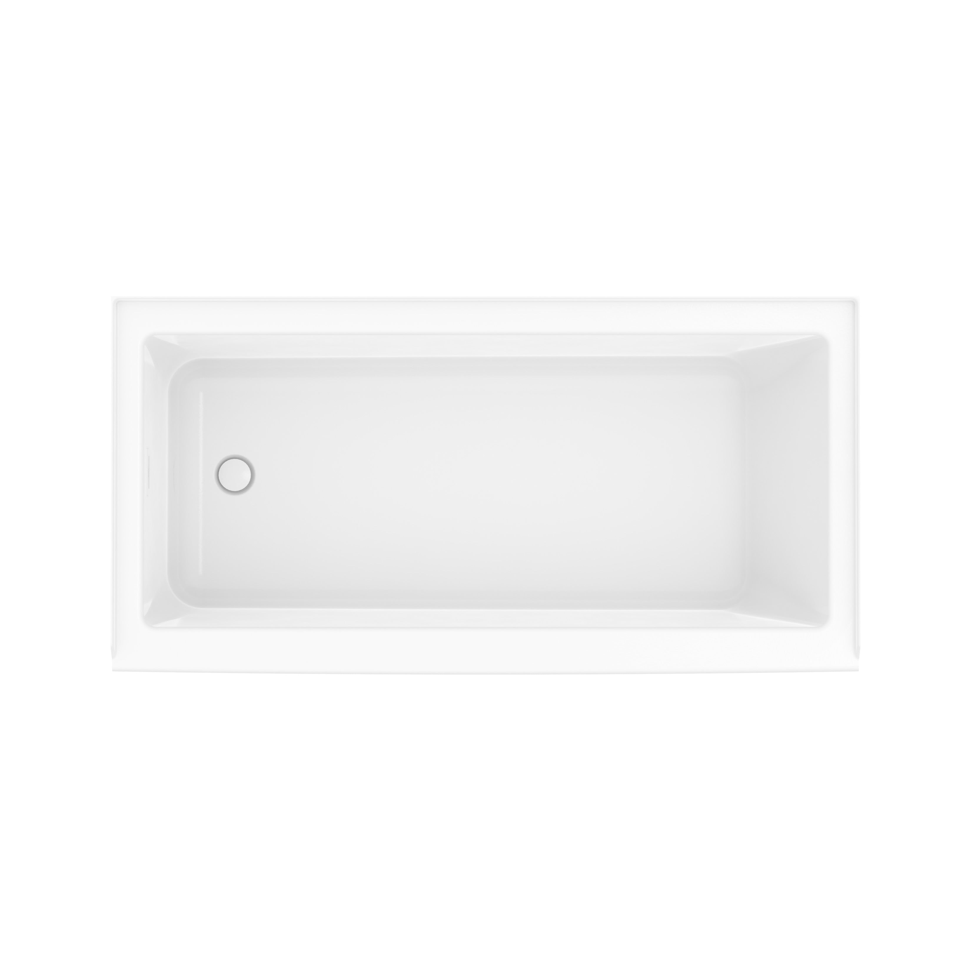 Maax Bosca 6030 IFS AFR Acrylic Alcove Bathtub with Linear Overflow