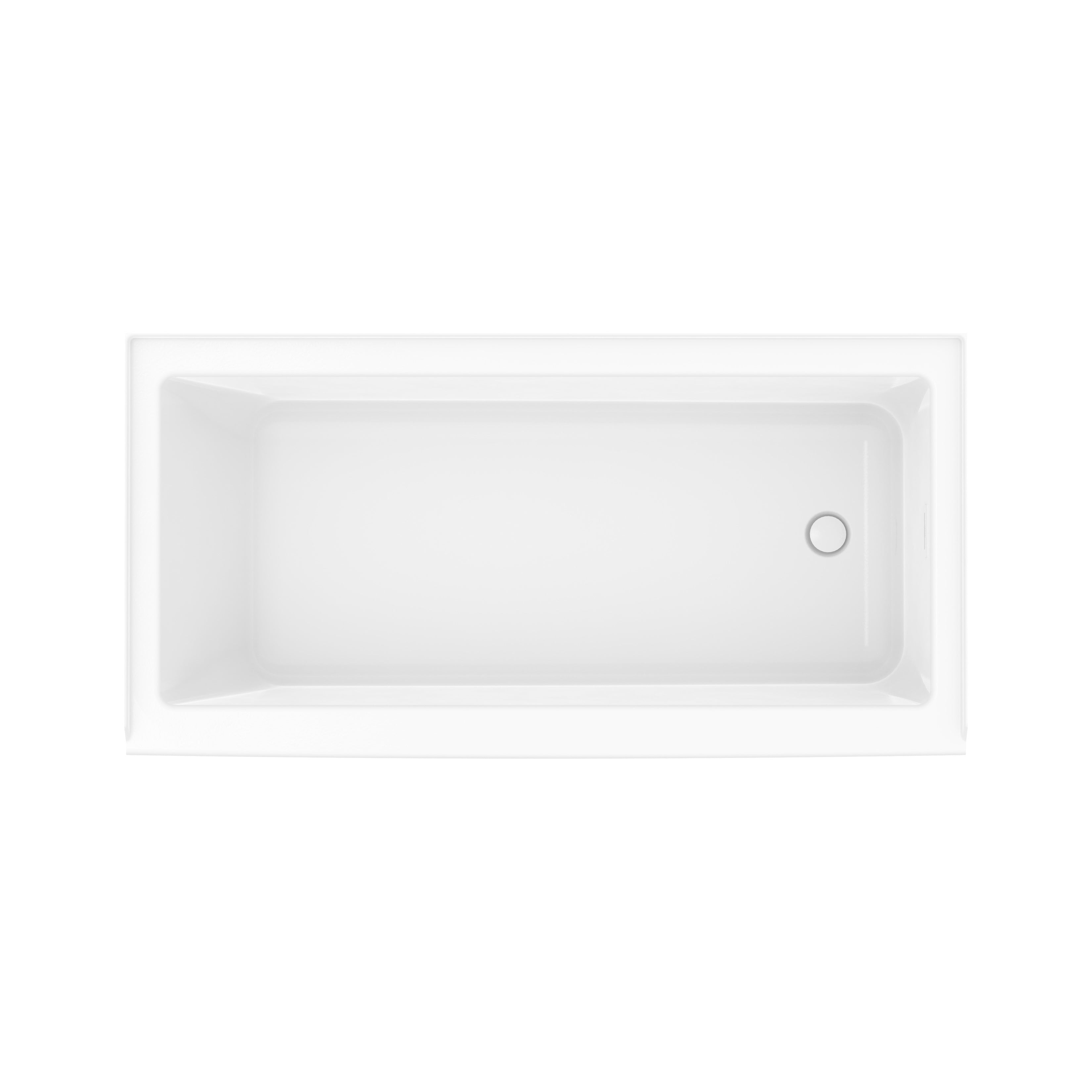 Maax Bosca 6030 IFS AFR Acrylic Alcove Bathtub with Linear Overflow