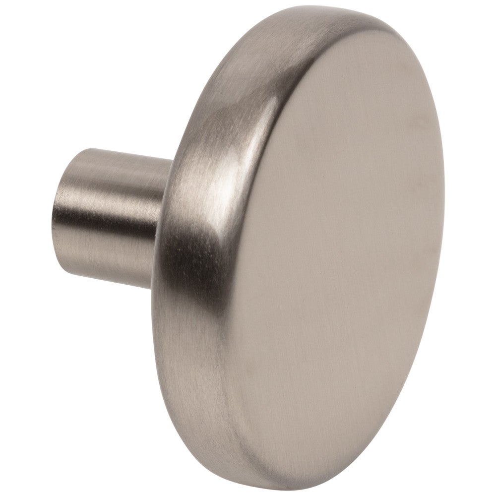 Hardware Resources 1-1/4" Diameter Satin Nickel Gibson Cabinet Knob