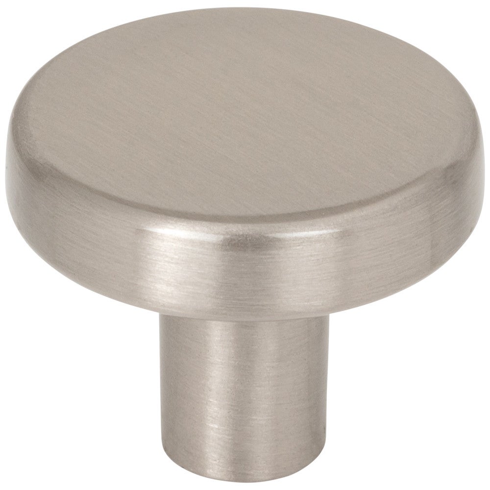Hardware Resources 1-1/4" Diameter Satin Nickel Gibson Cabinet Knob