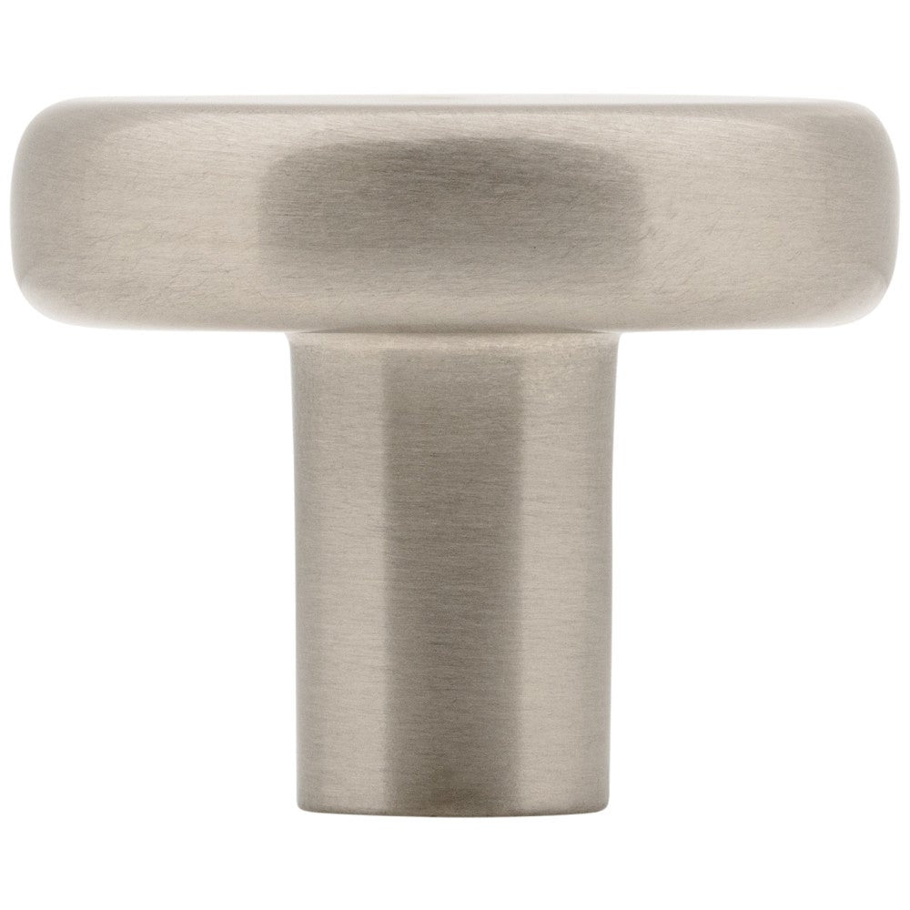 Hardware Resources 1-1/4" Diameter Satin Nickel Gibson Cabinet Knob