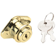 Hardware Resources 7/8" Brass Drawer Lock Keyed Alike