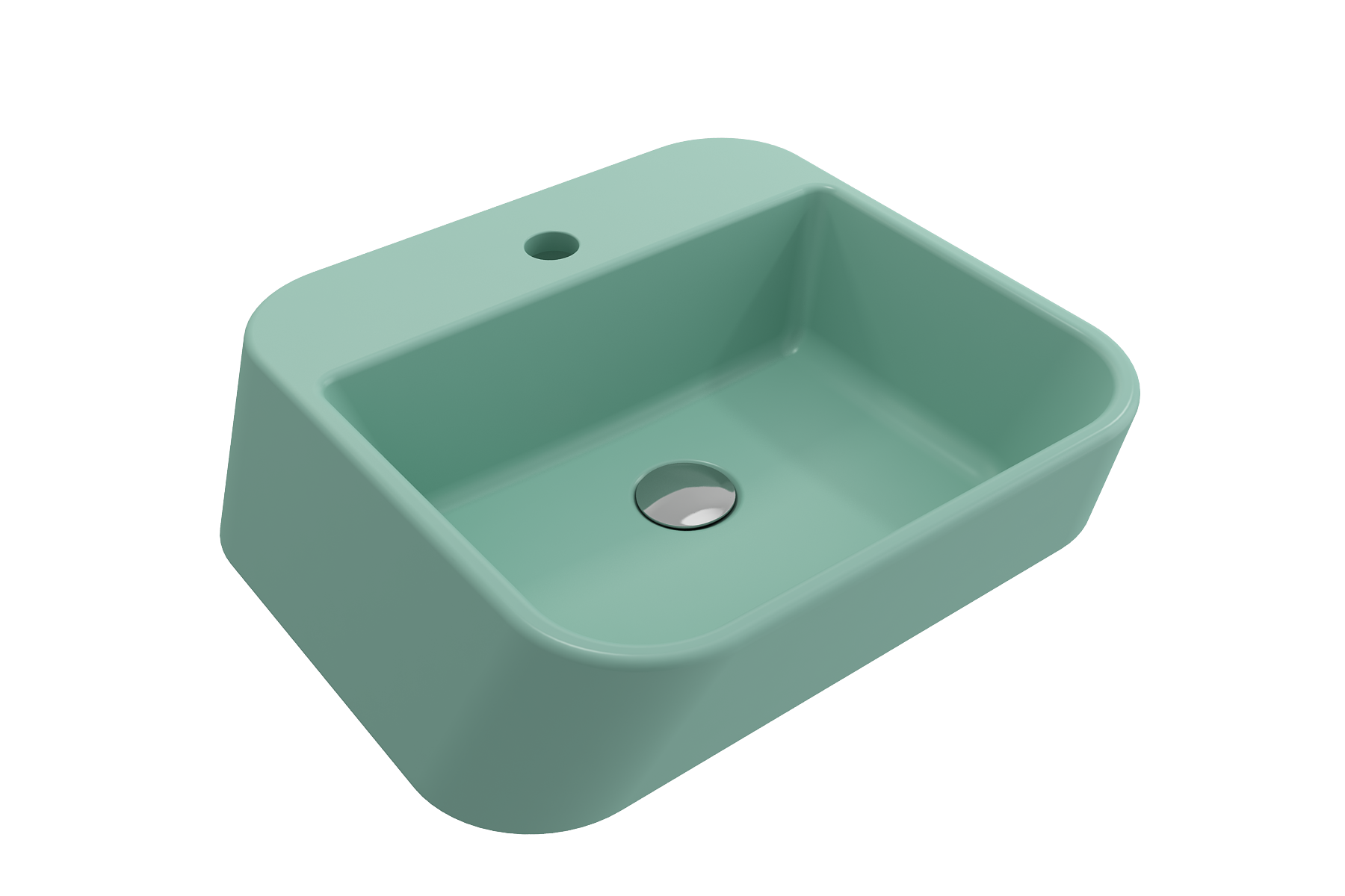 Firenze Vessel Fireclay 19.75 in. 1-Hole 1074