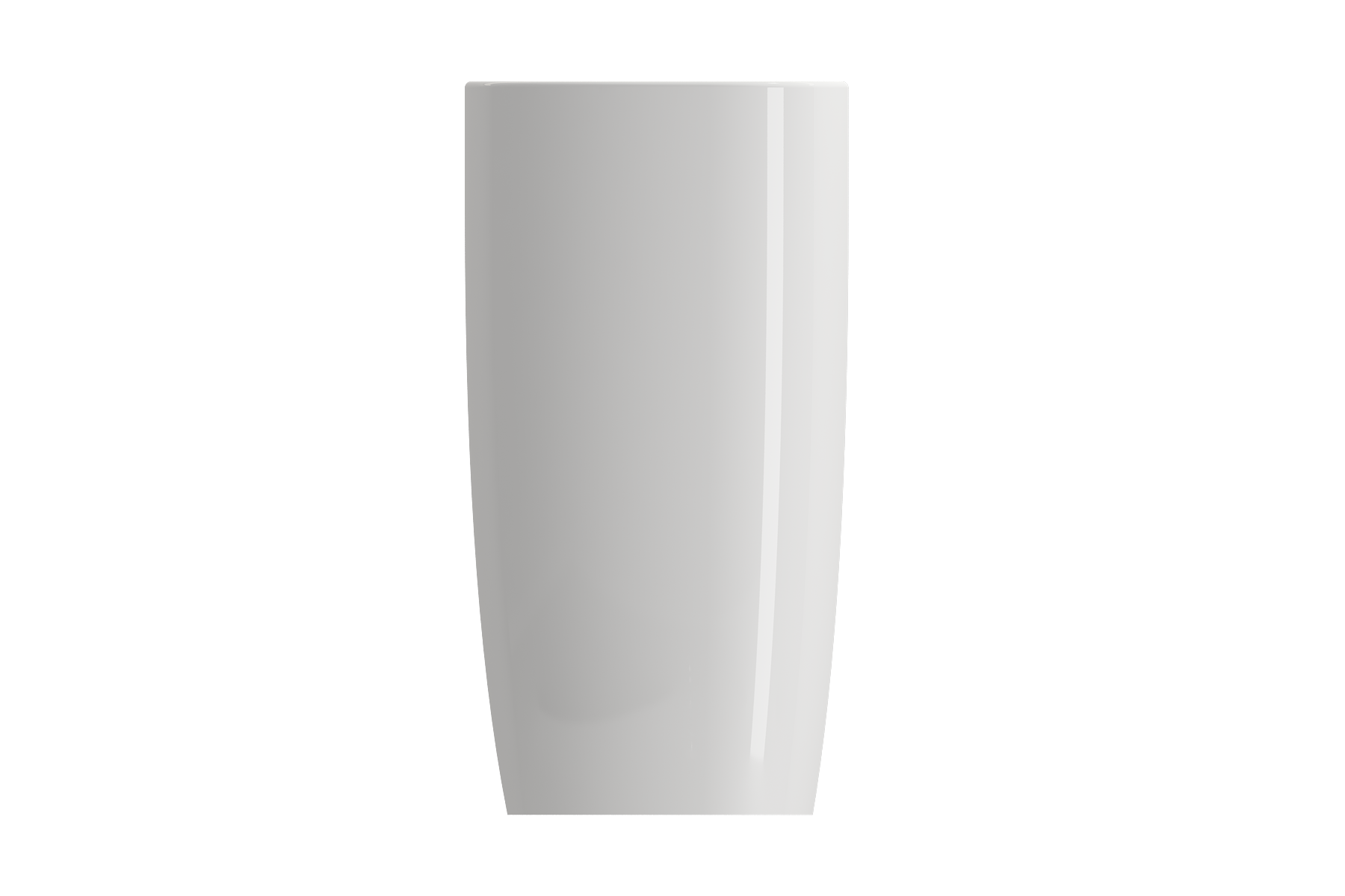 Etna Monoblock Pedestal Sink Fireclay 33.75 in. with Matching Drain Cover 1075