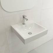 Scala Arch Wall-Mounted Sink Fireclay 19 in. 1-Hole 1076