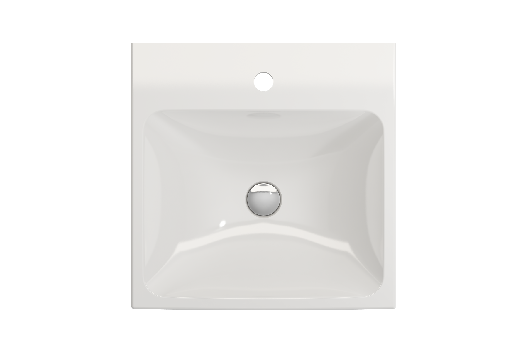 Scala Arch Wall-Mounted Sink Fireclay 19 in. 1-Hole 1076
