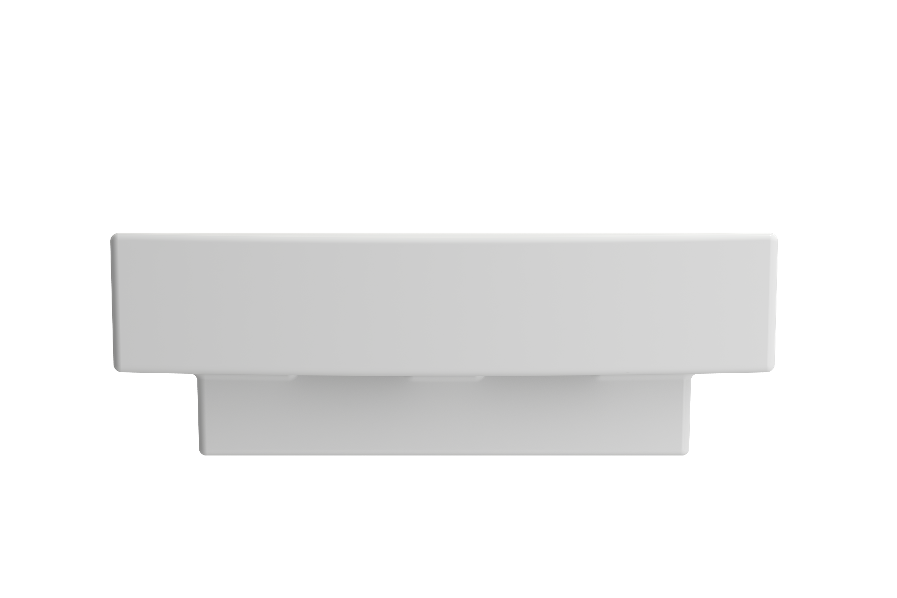 Scala Arch Wall-Mounted Sink Fireclay 19 in. 1-Hole 1076