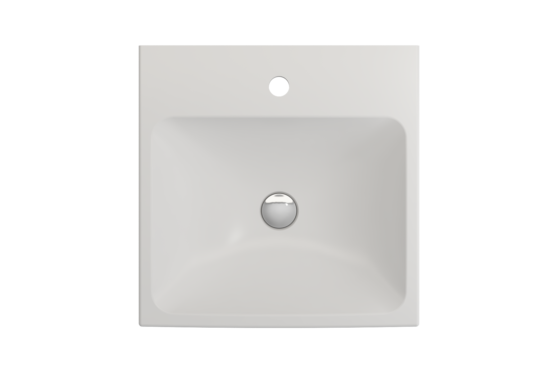 Scala Arch Wall-Mounted Sink Fireclay 19 in. 1-Hole 1076