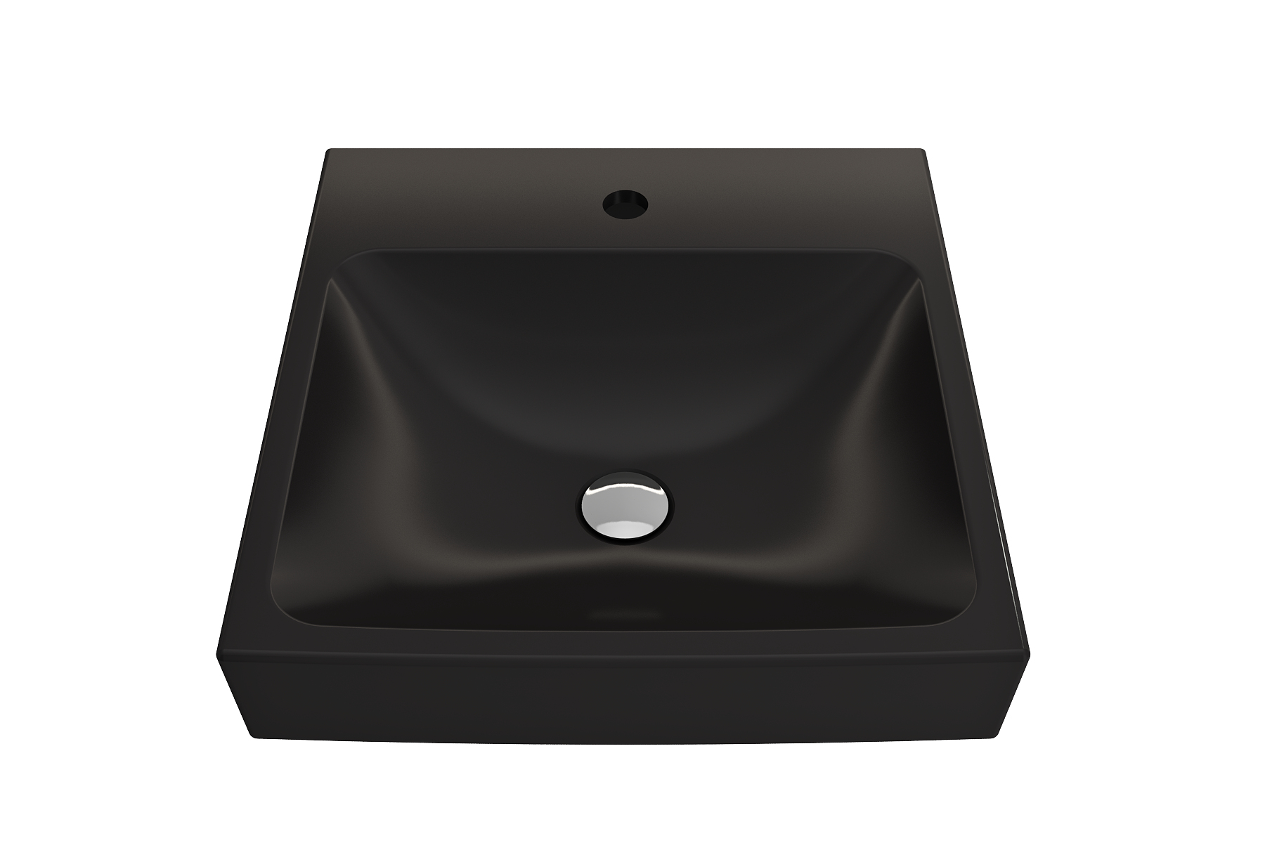 Scala Arch Wall-Mounted Sink Fireclay 19 in. 1-Hole 1076