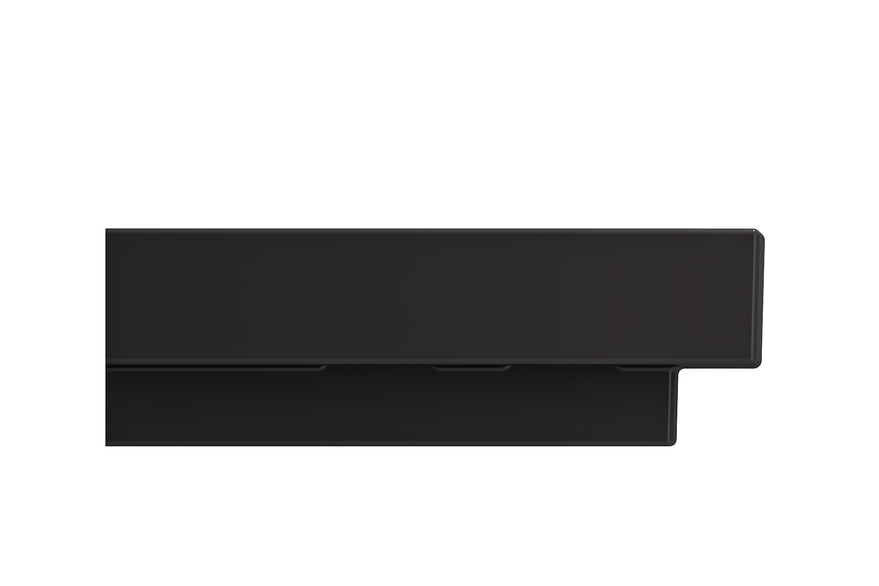 Scala Arch Wall-Mounted Sink Fireclay 19 in. 1-Hole 1076