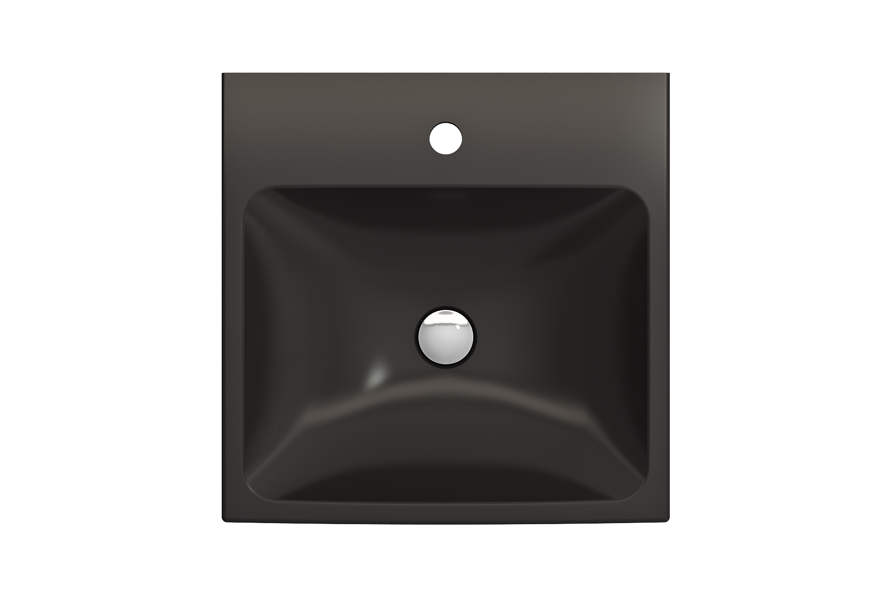 Scala Arch Wall-Mounted Sink Fireclay 19 in. 1-Hole 1076