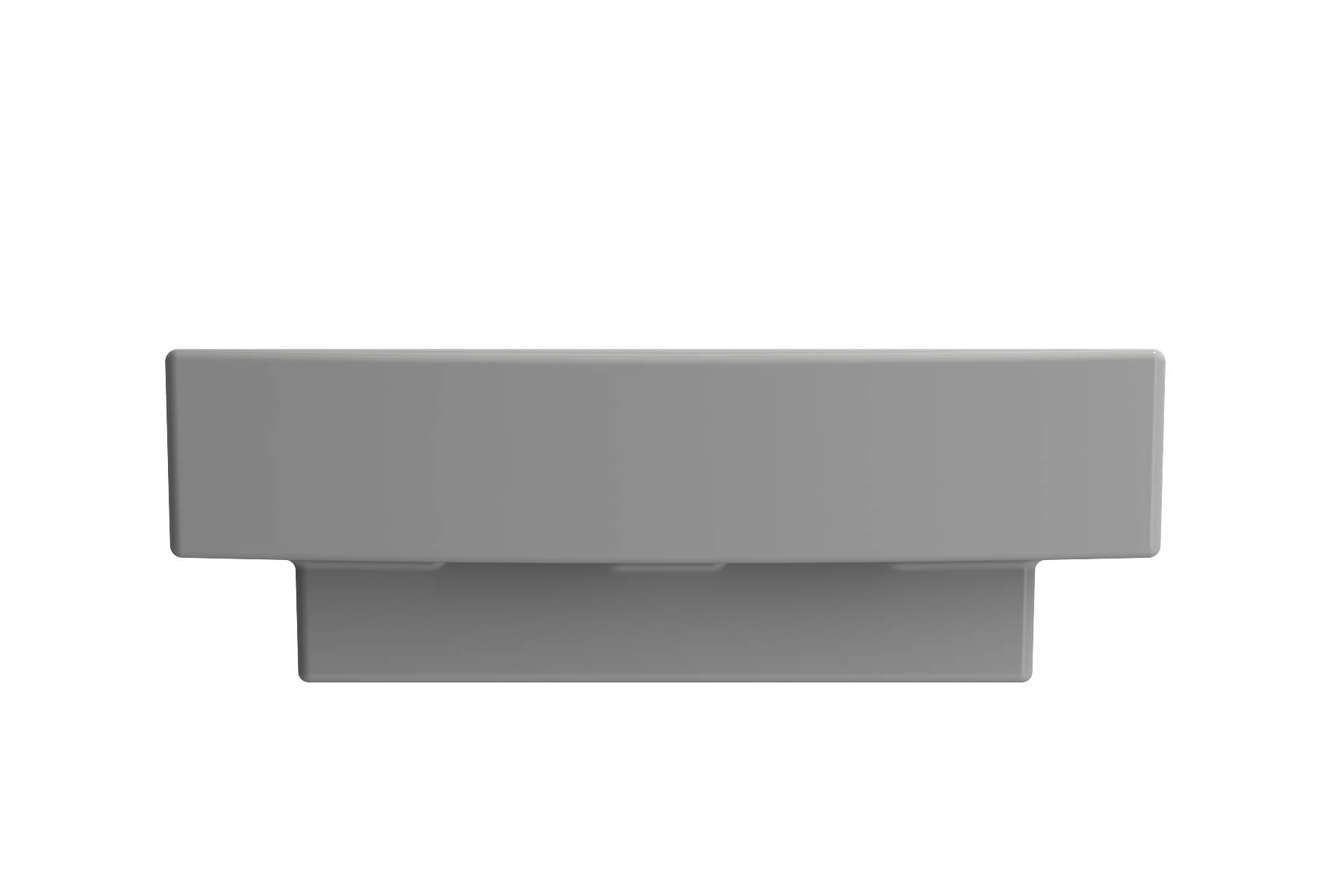 Scala Arch Wall-Mounted Sink Fireclay 19 in. 1-Hole 1076