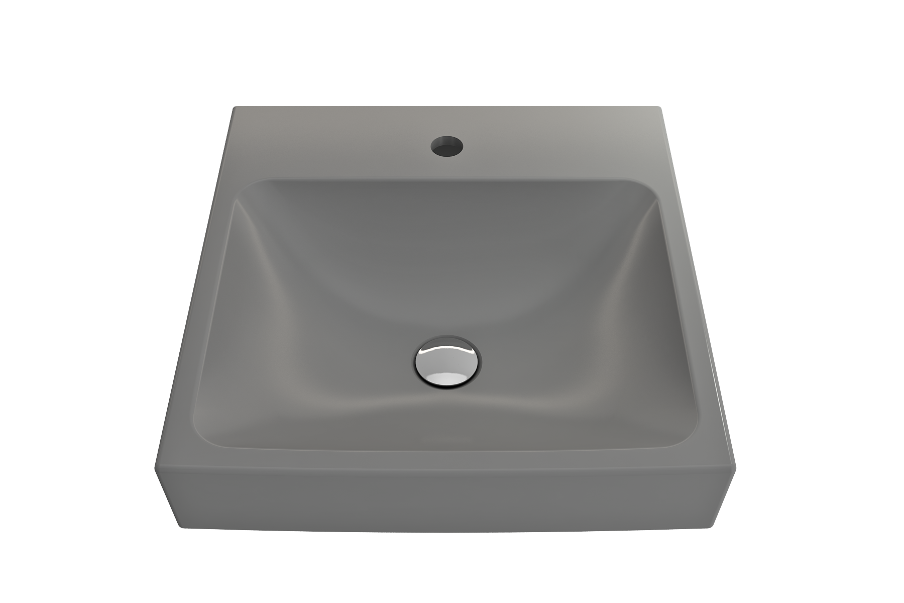 Scala Arch Wall-Mounted Sink Fireclay 19 in. 1-Hole 1076