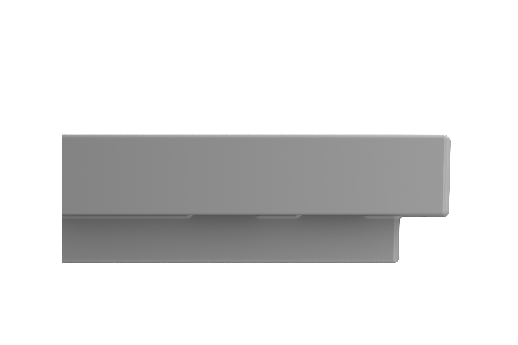 Scala Arch Wall-Mounted Sink Fireclay 19 in. 1-Hole 1076
