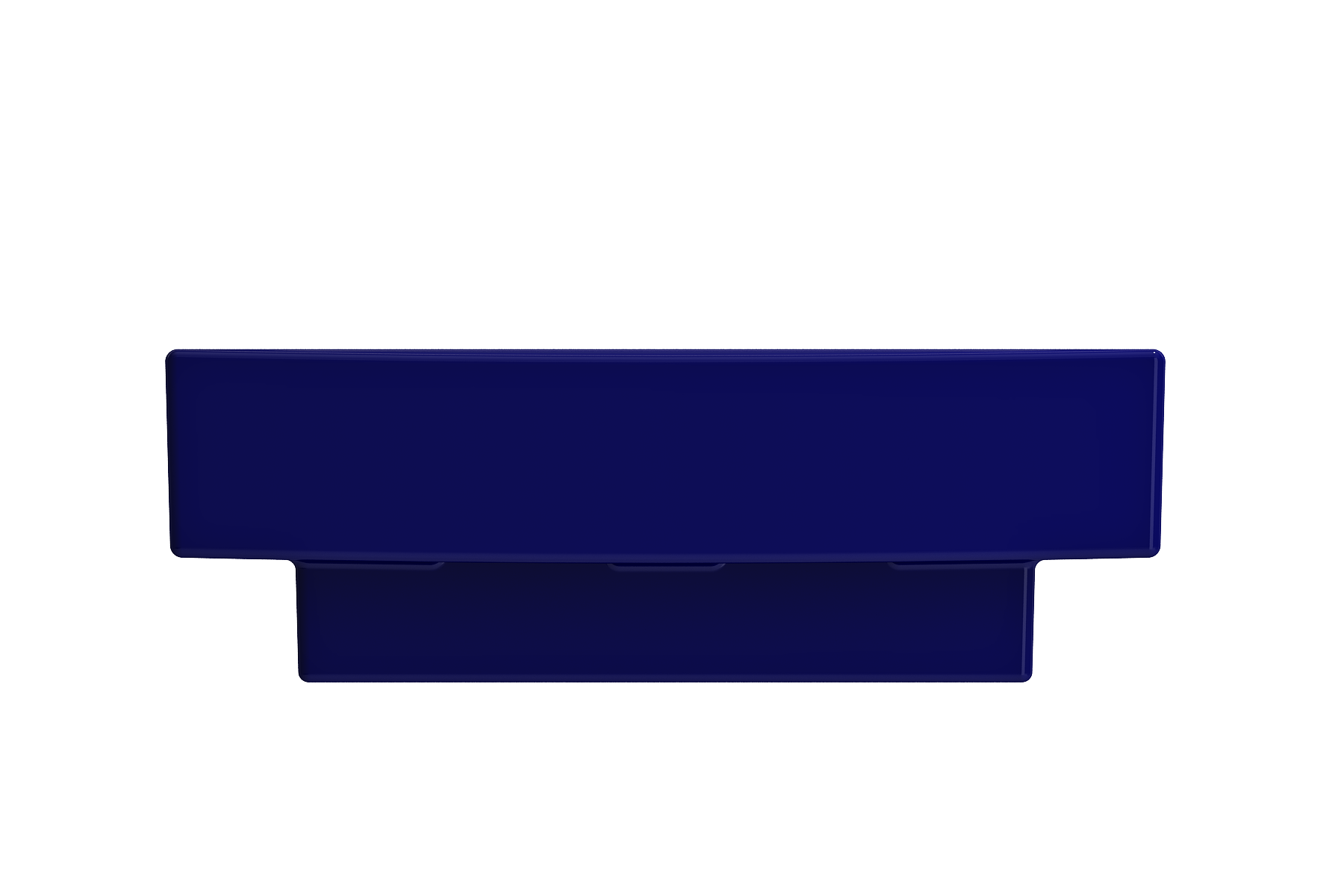 Scala Arch Wall-Mounted Sink Fireclay 19 in. 1-Hole 1076