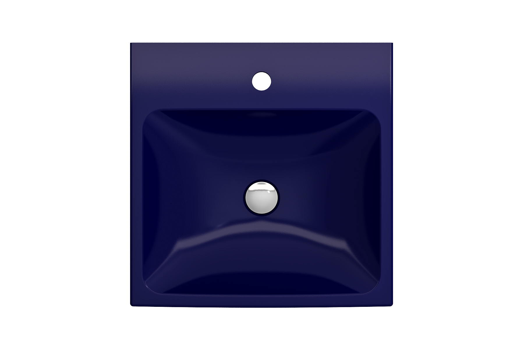 Scala Arch Wall-Mounted Sink Fireclay 19 in. 1-Hole 1076