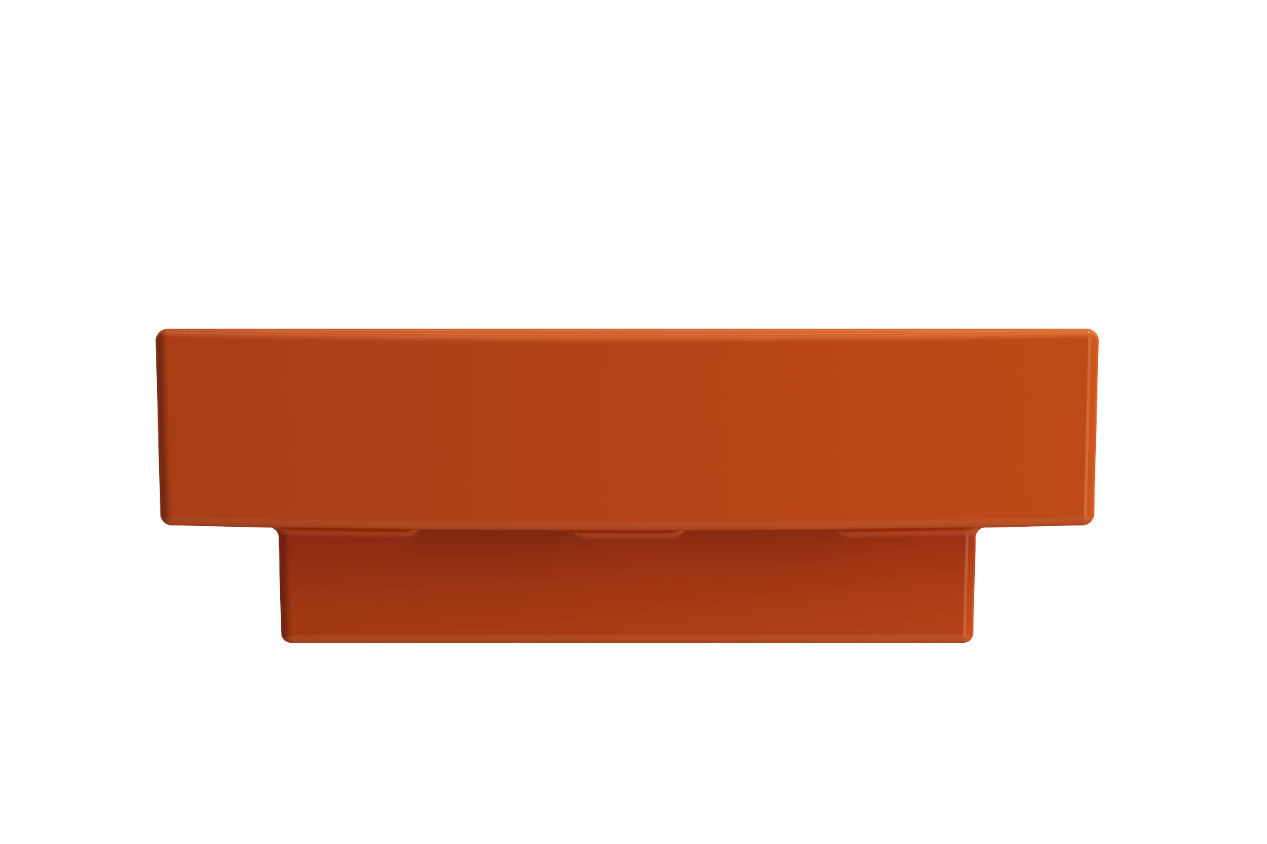 Scala Arch Wall-Mounted Sink Fireclay 19 in. 1-Hole 1076